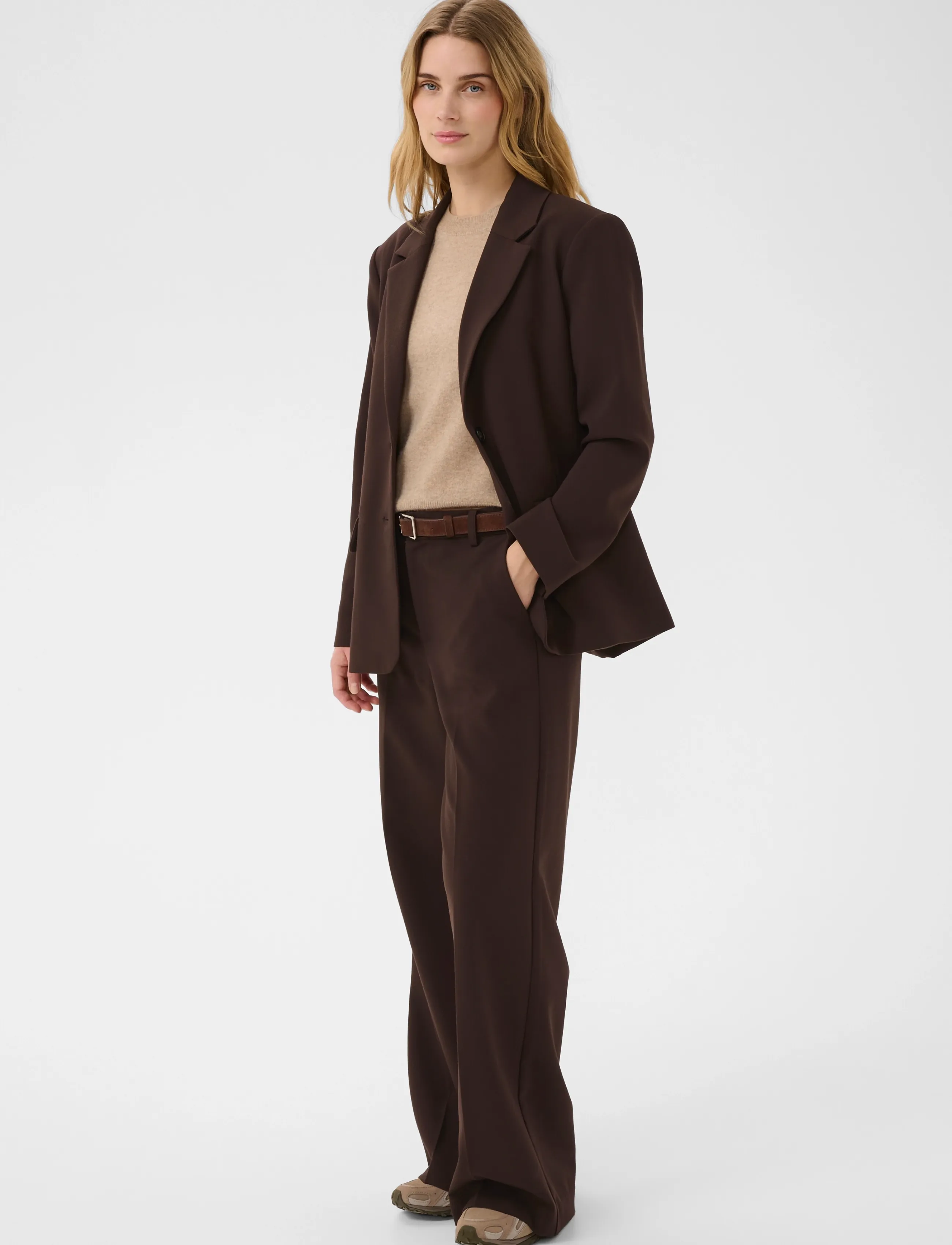 Part Two - NinnesaPW PA - tailored trousers - mole' - 3