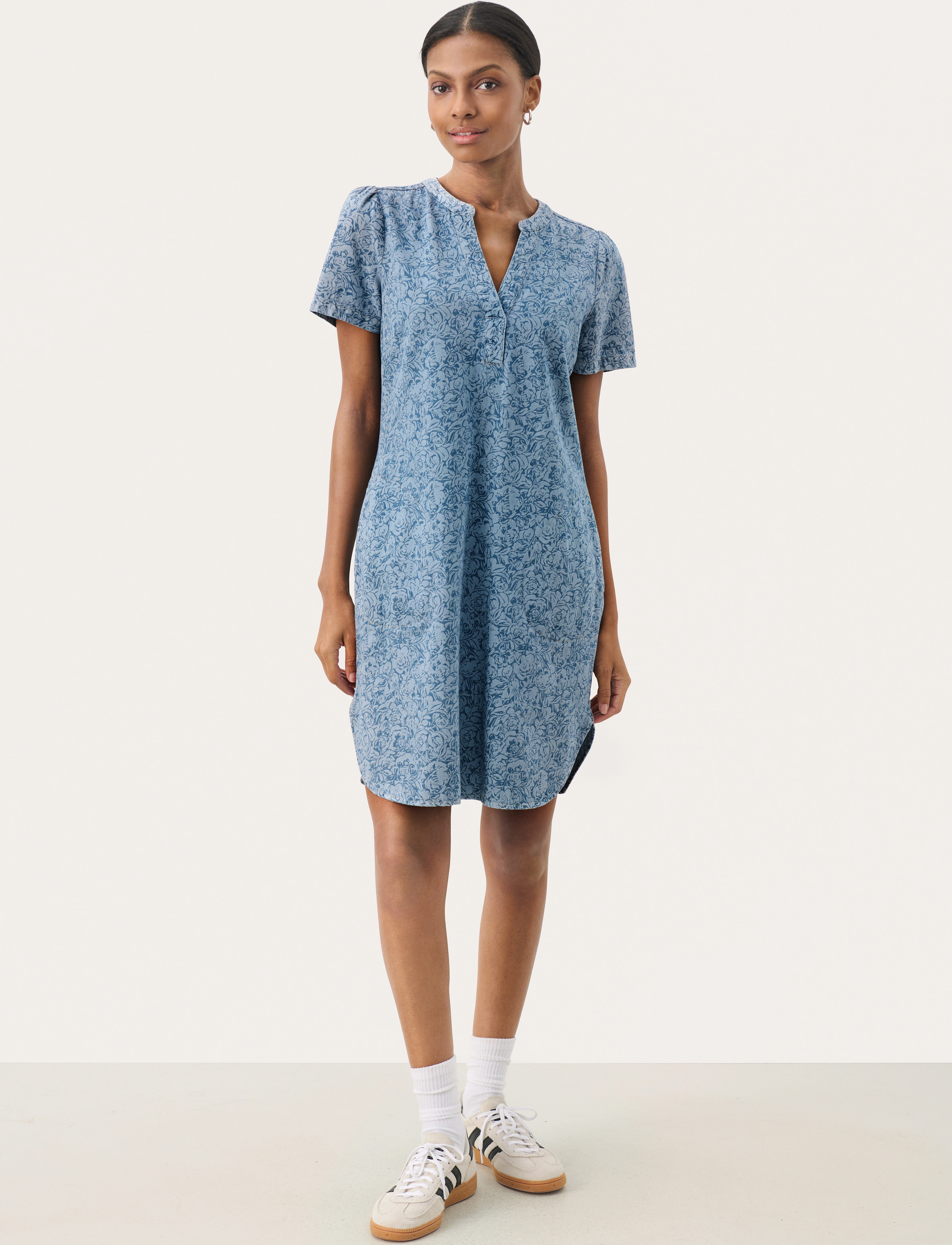 Part Two - AminasePW DR - jeansklänningar - denim rose - 3