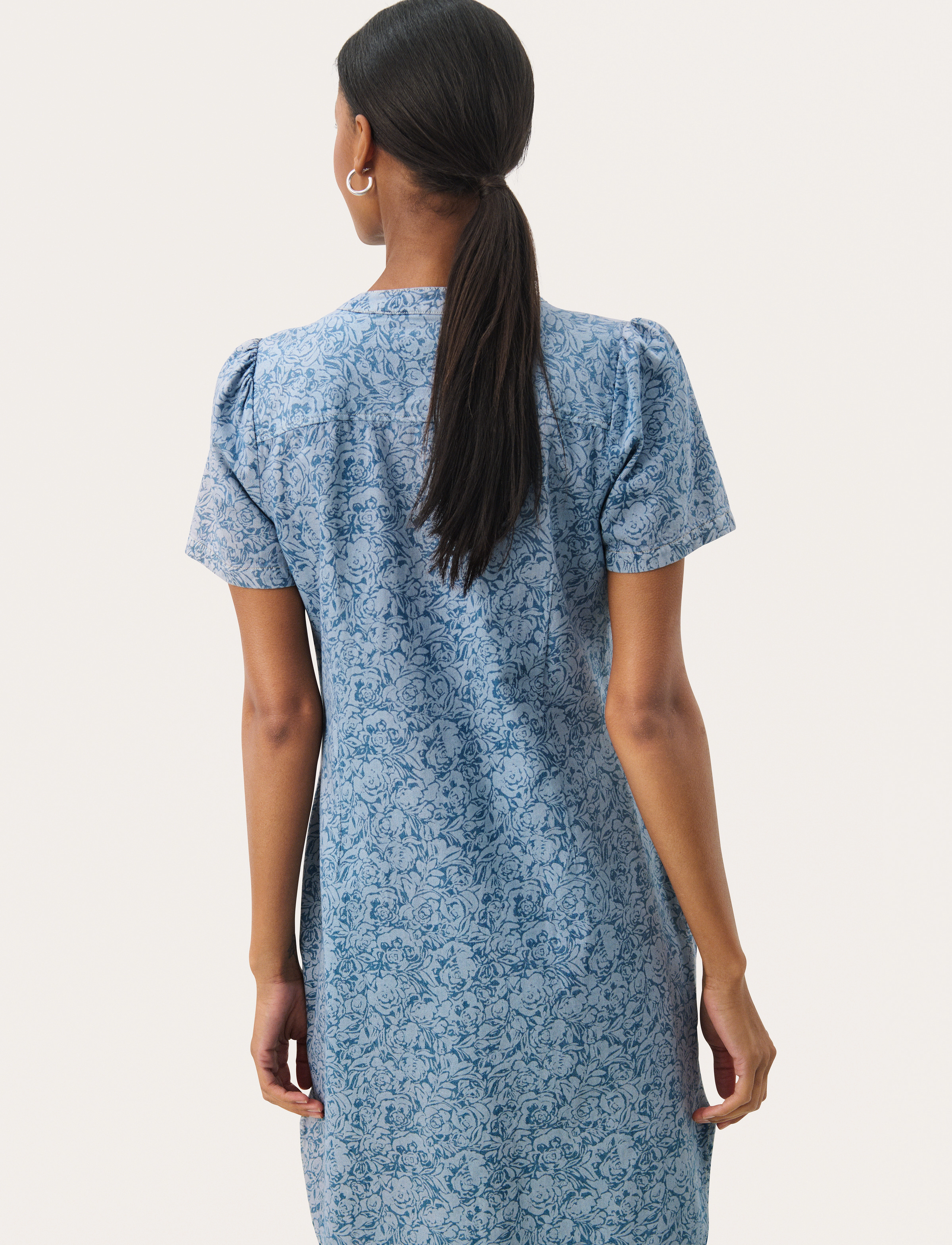 Part Two - AminasePW DR - jeansklänningar - denim rose - 4