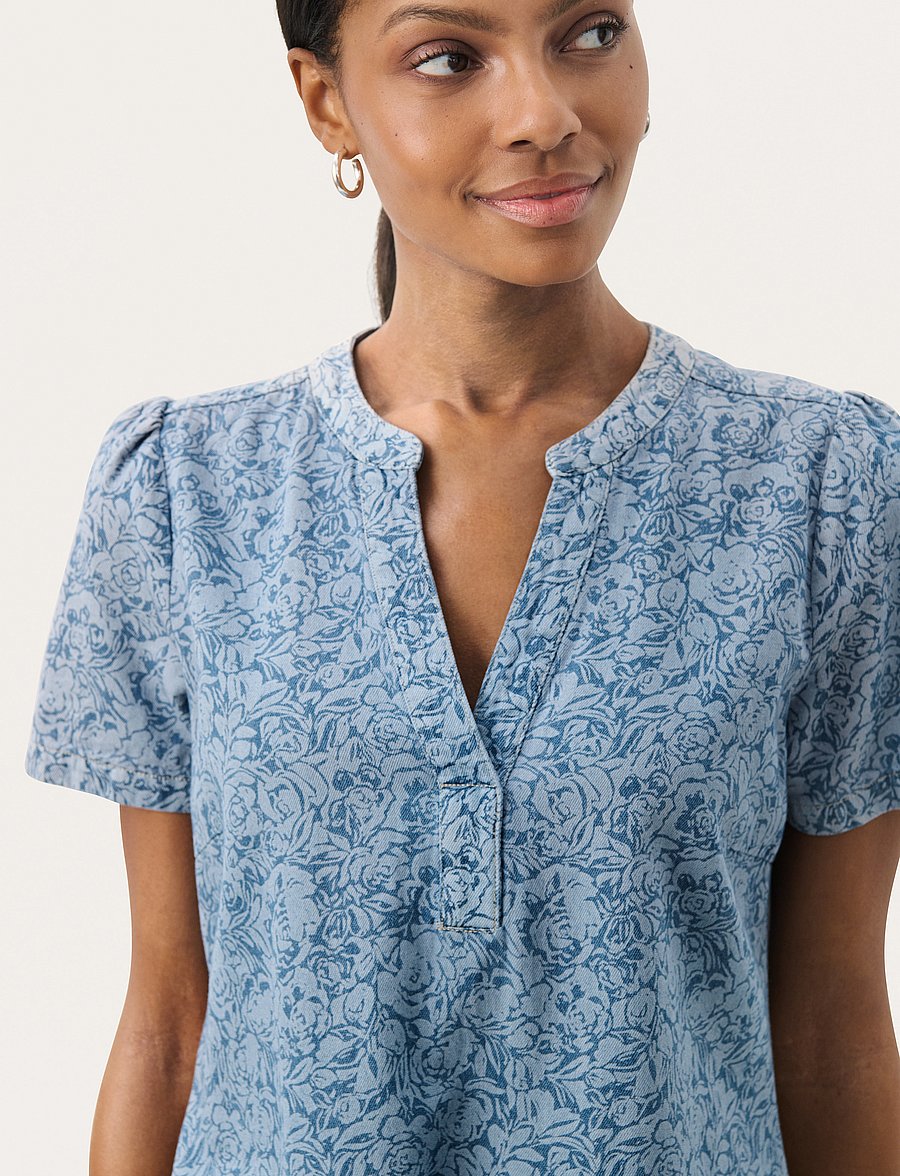 Part Two - AminasePW DR - jeanskleider - denim rose - 5