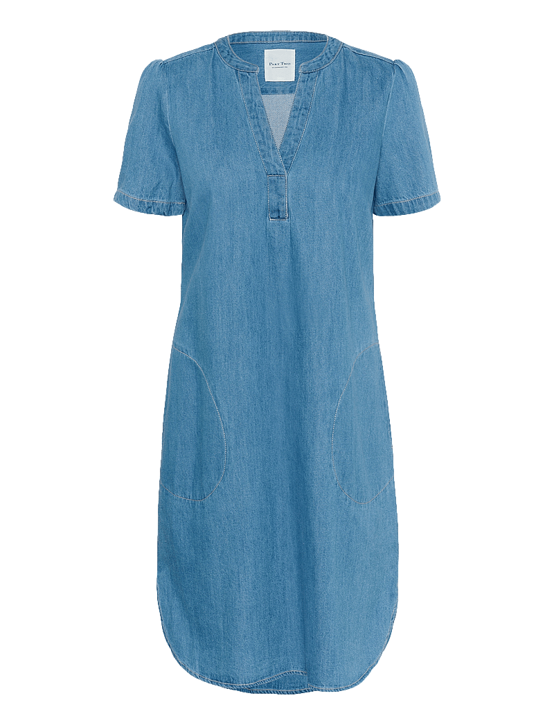 Part Two - AminasePW DR - denim dresses - medium blue denim - 1