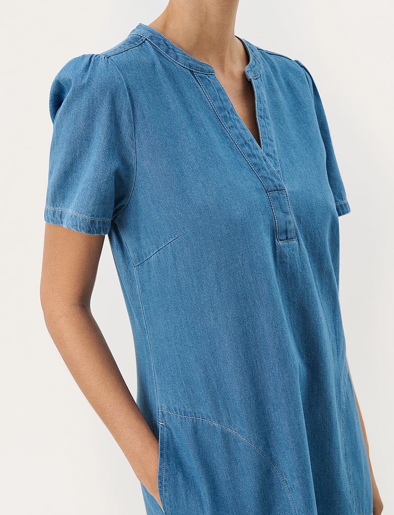 Part Two - AminasePW DR - denim dresses - medium blue denim - 5