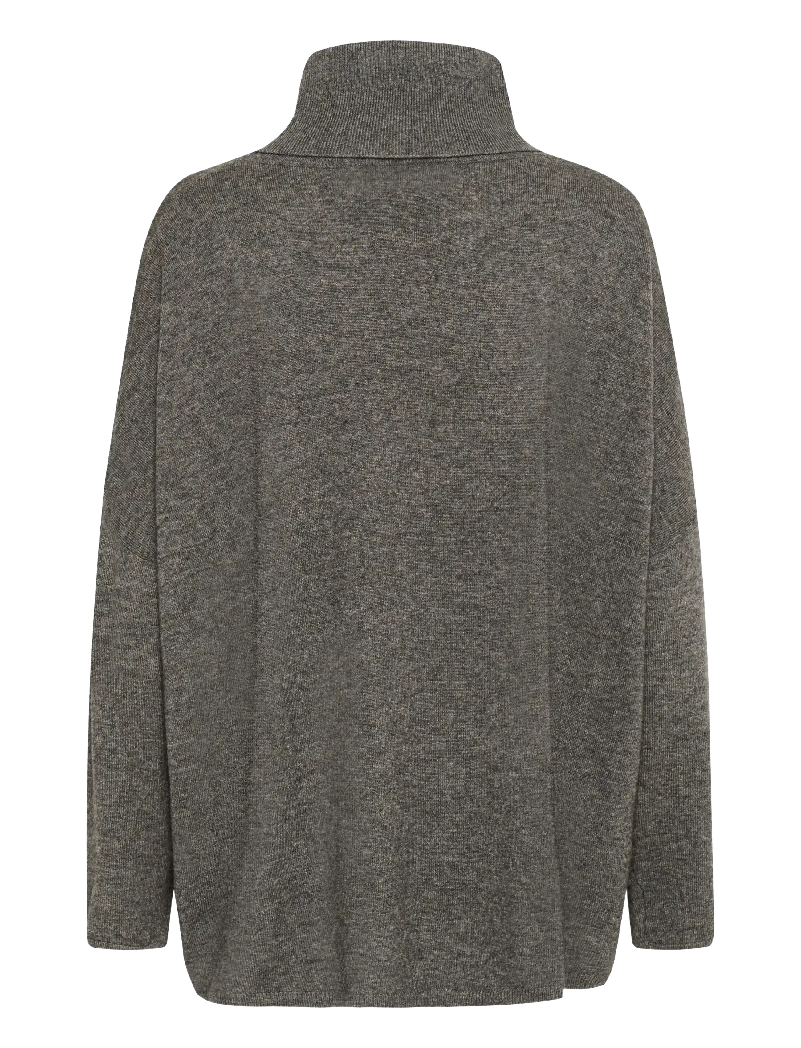 Part Two - TilanePW PU - rollkragenpullover - dark grey melange - 2