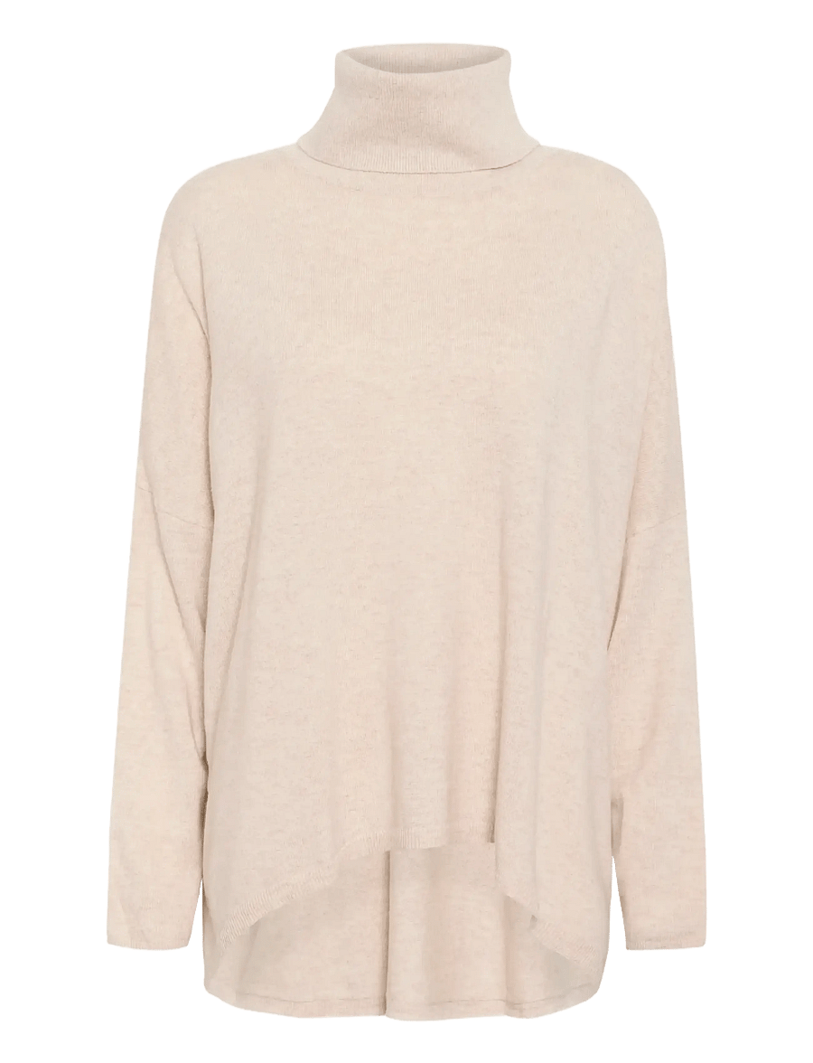 Part Two - TilanePW PU - striktrøjer - natural melange - 1