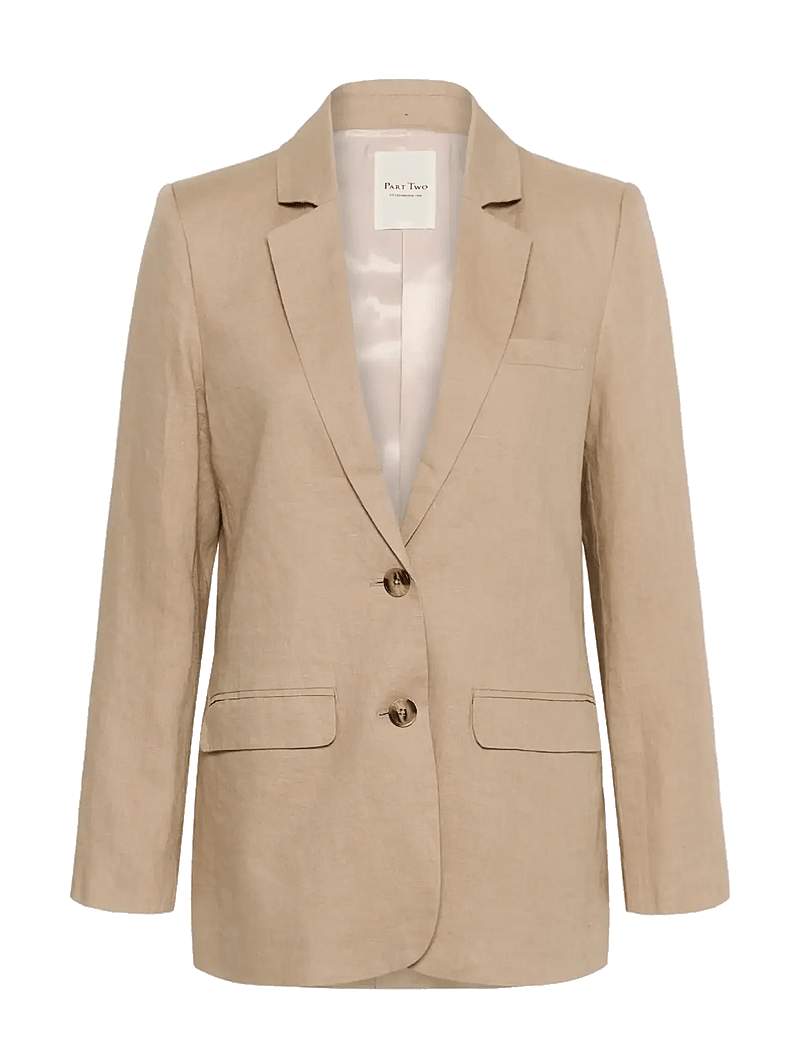 Part Two - NyanPW BZ - einreihige blazer - silver mink - 1