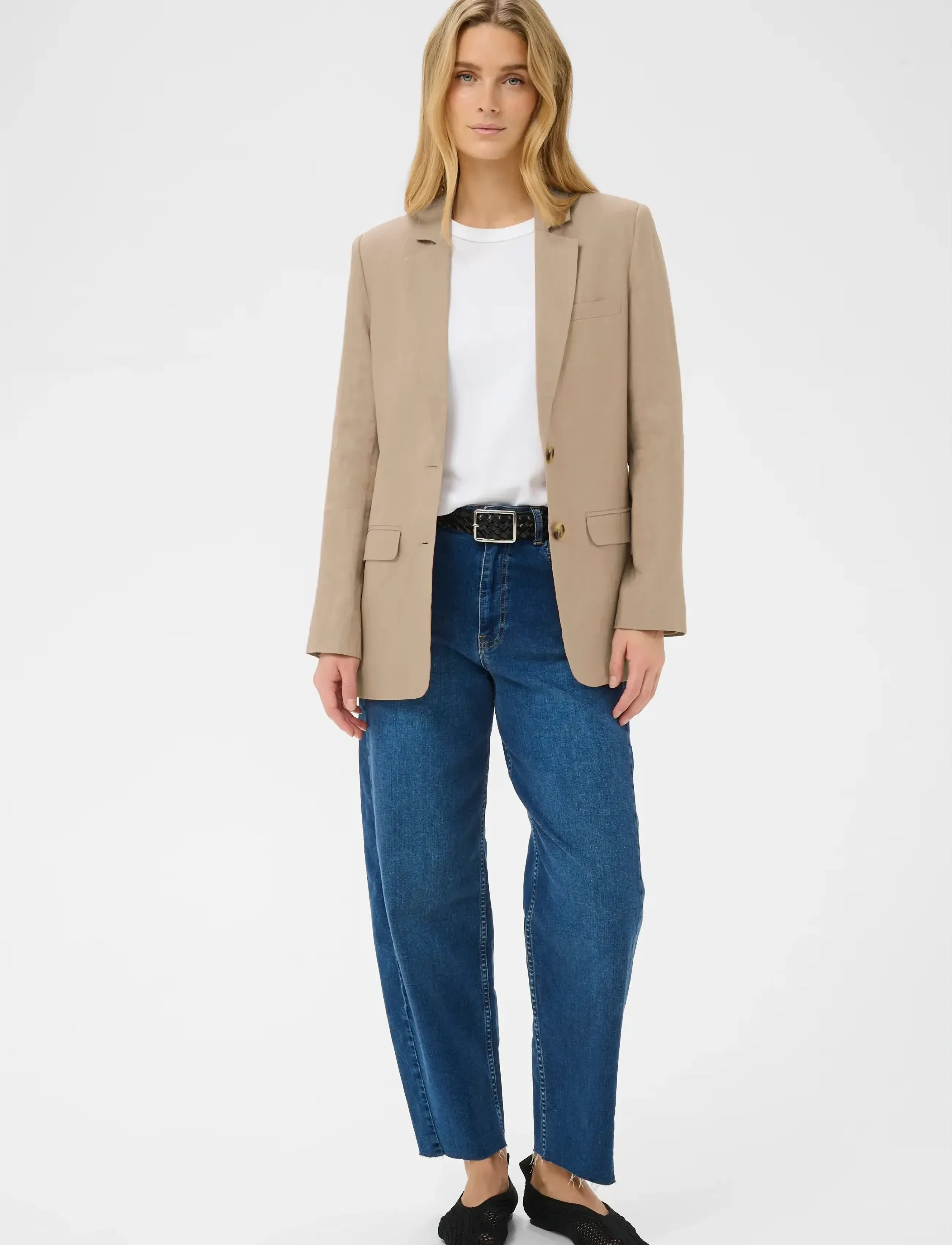 Part Two - NyanPW BZ - single breasted blazers - silver mink - 3