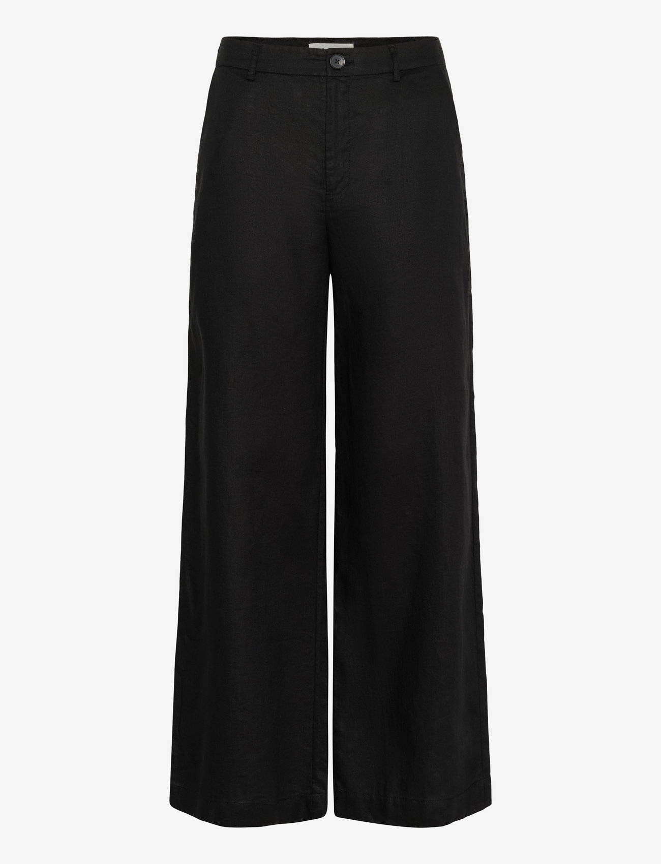 Part Two - NinnesPW Pants - pantalons en lin - black - 1