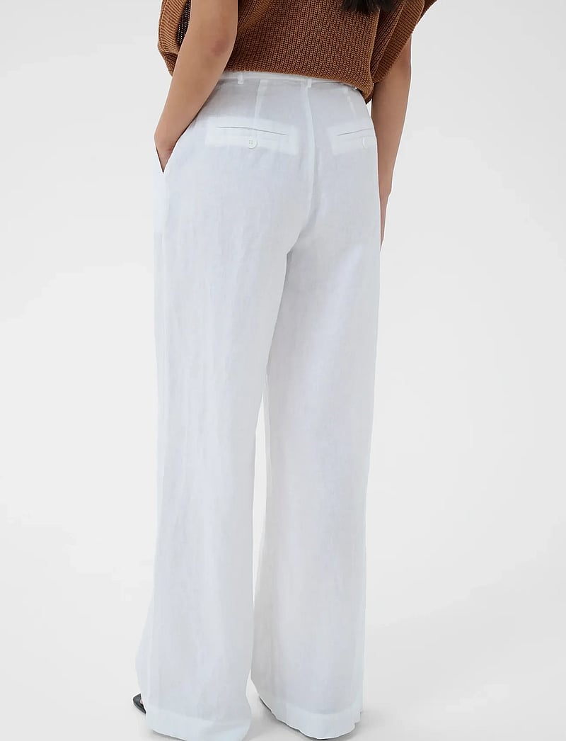 Part Two - NinnesPW PA - leinenhosen - bright white - 4