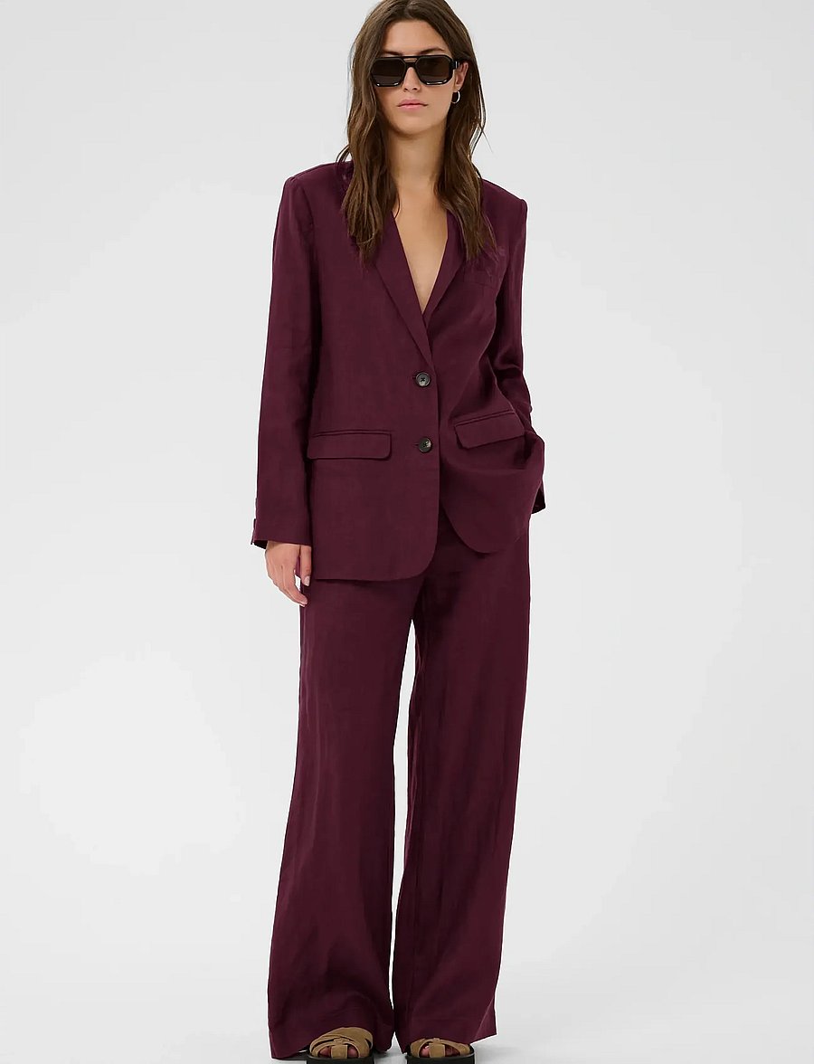 Part Two - NinnesPW Pants - linased püksid - fig - 3
