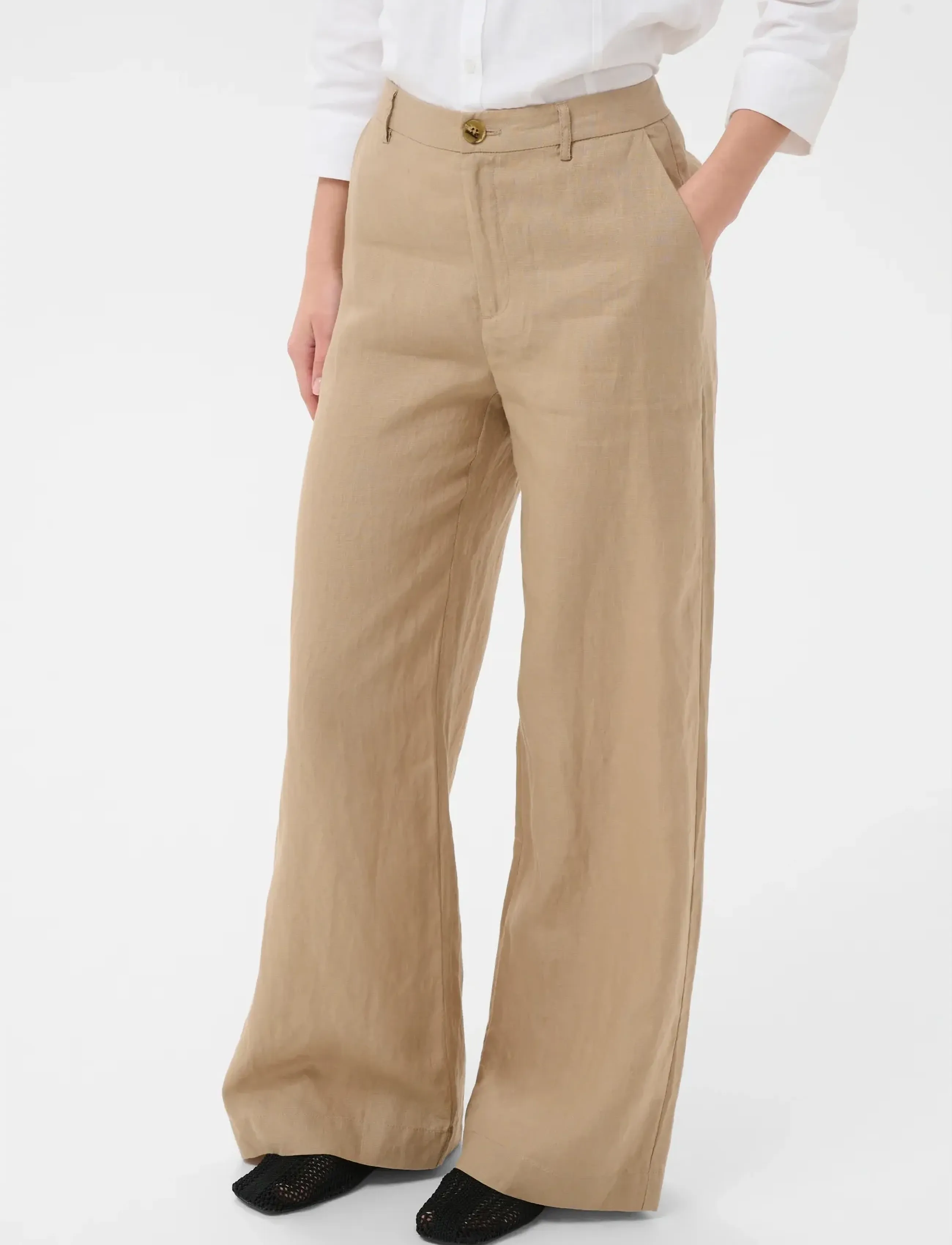 Part Two NinnesPW PA - Hosen - SILVER MINK / beige