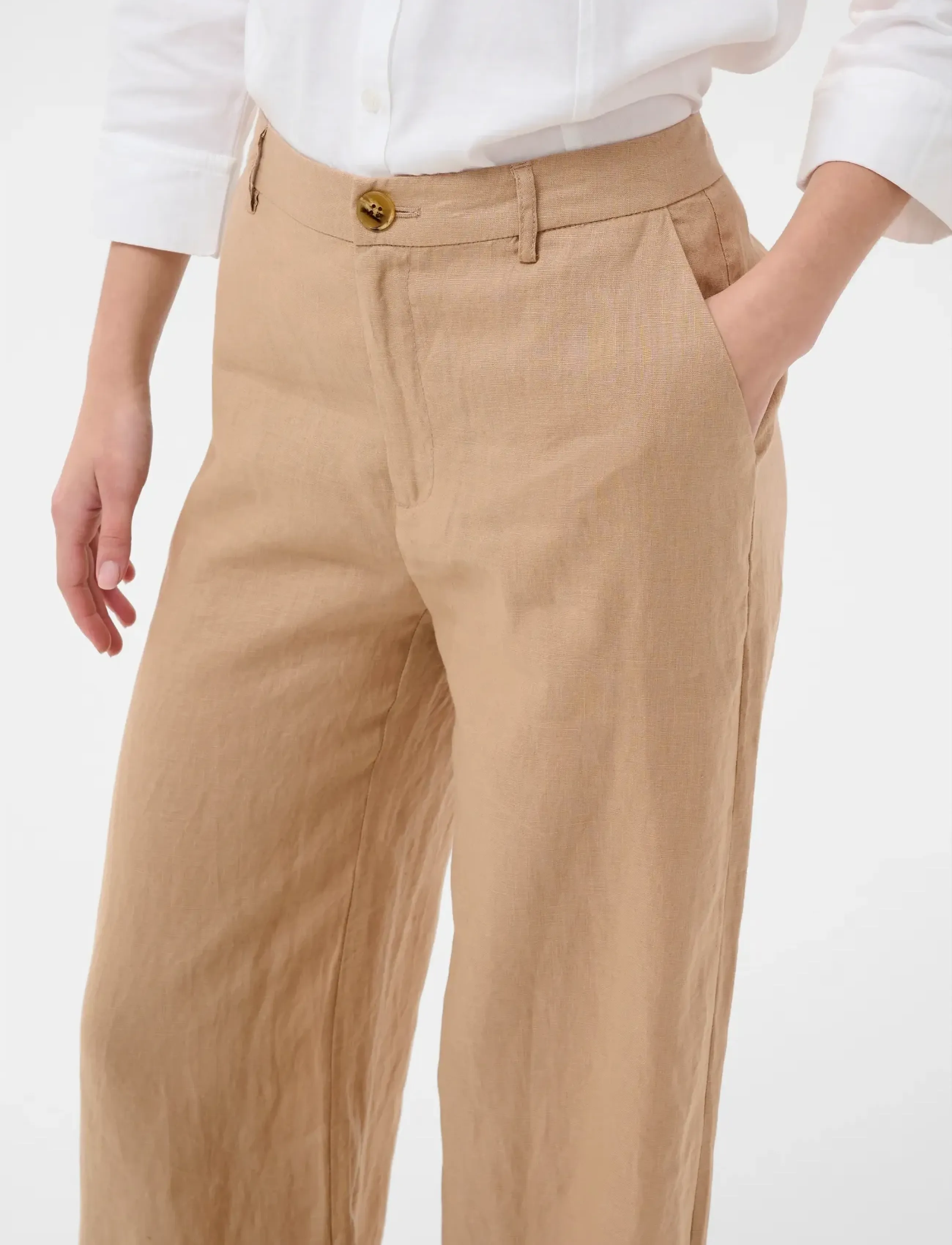 Part Two - NinnesPW PA - leinenhosen - silver mink - 5