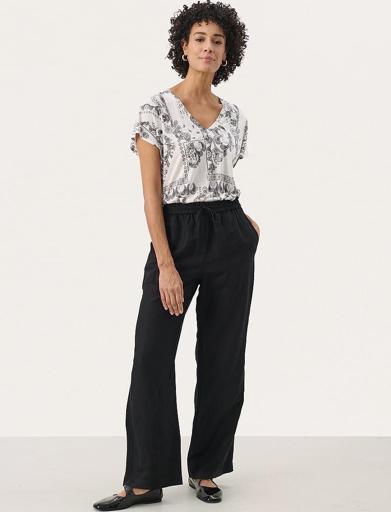 Part Two - EniolaPW PA - linased püksid - black - 3