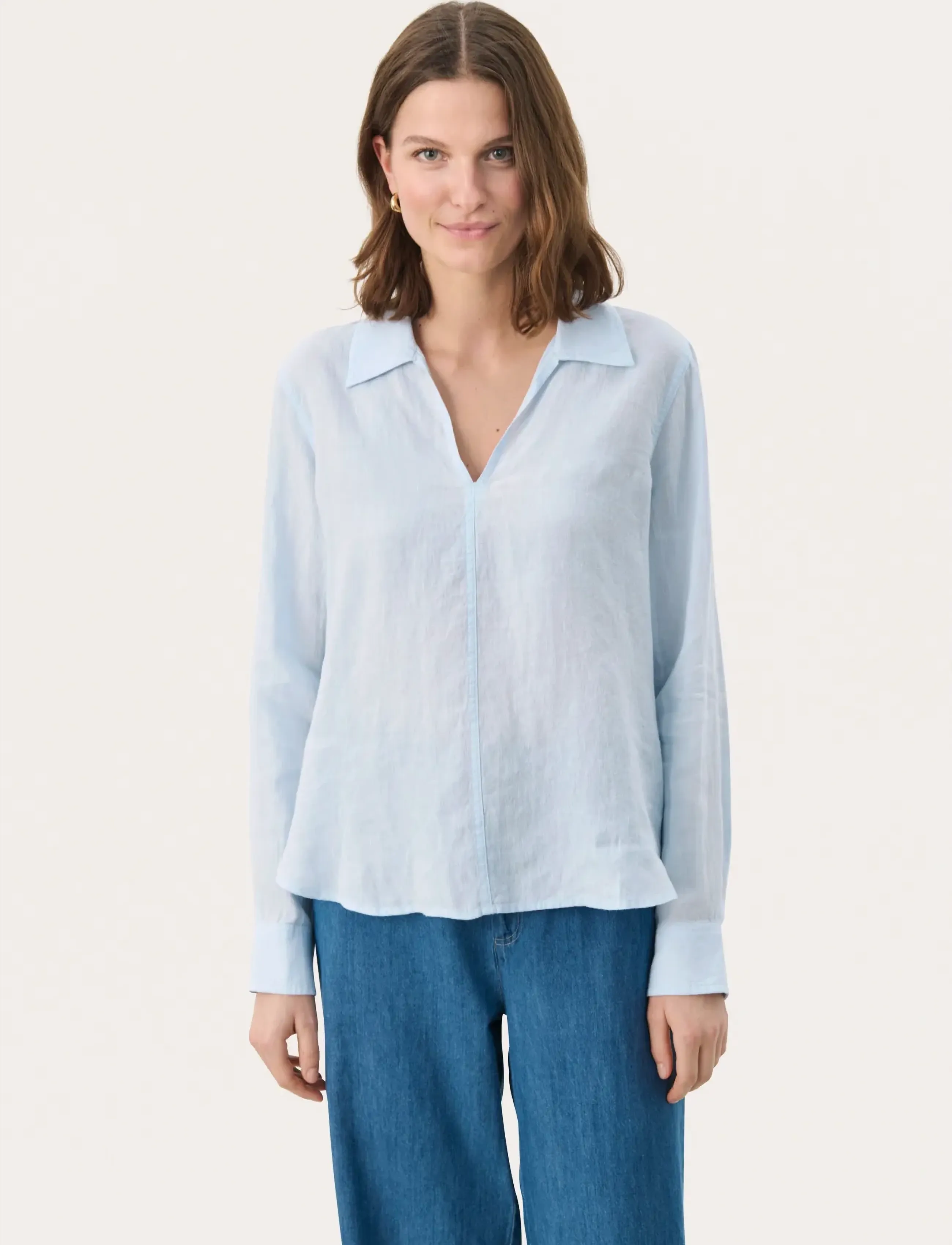Part Two Nataleepw Sh, 42, Blue, Bluser > Langærmede, Dame