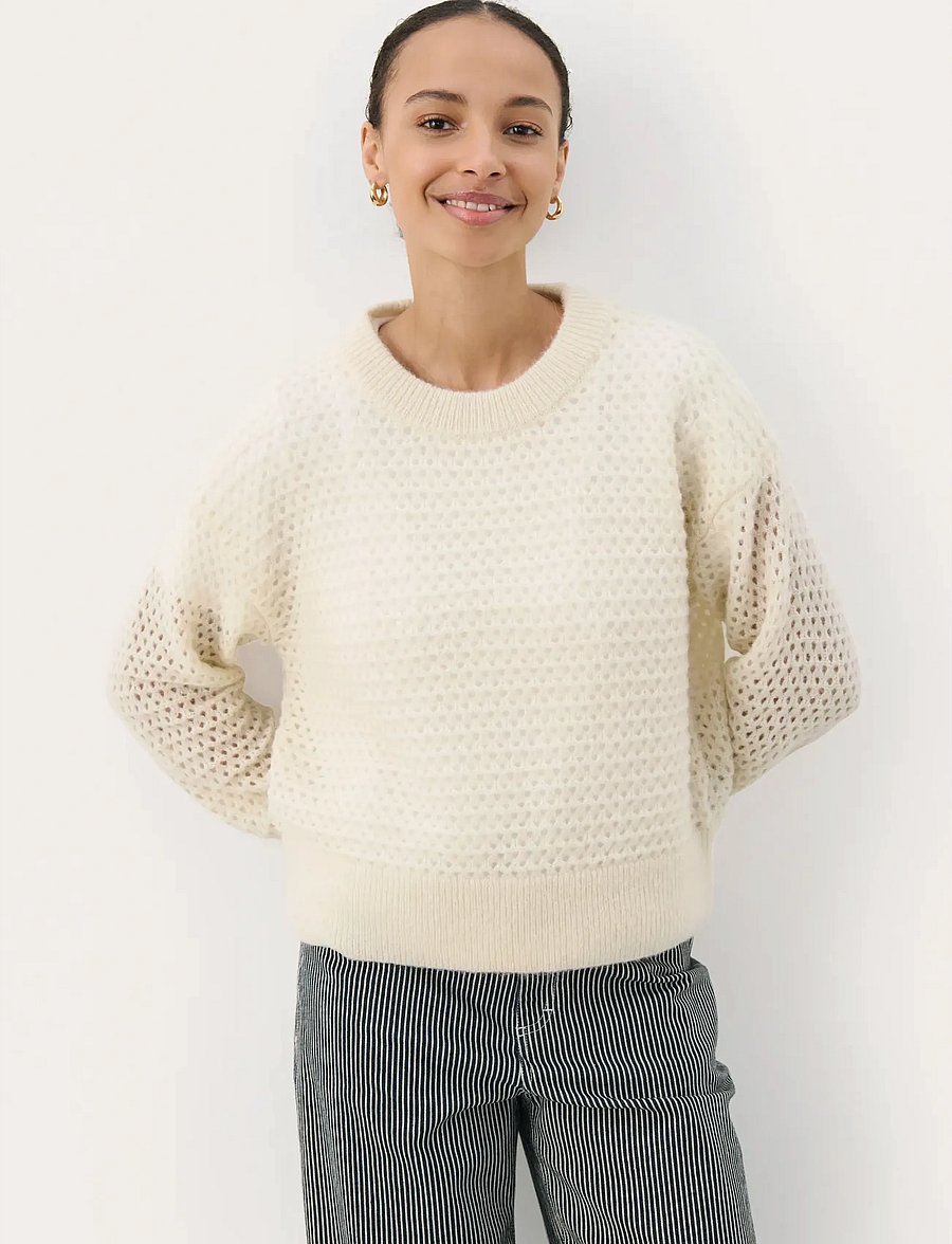 Part Two - NantikaPW PU - pullover - eggnog - 0