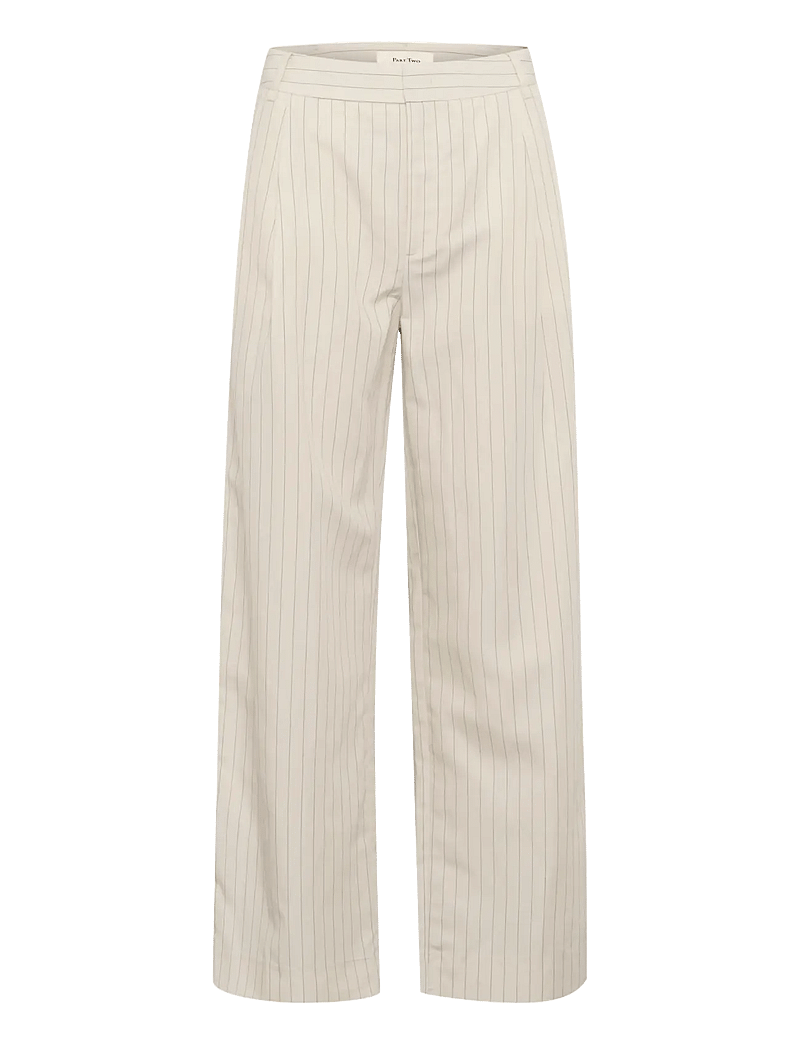 Part Two - RabiaPW PA - leinenhosen - whitecap gray stripe - 1