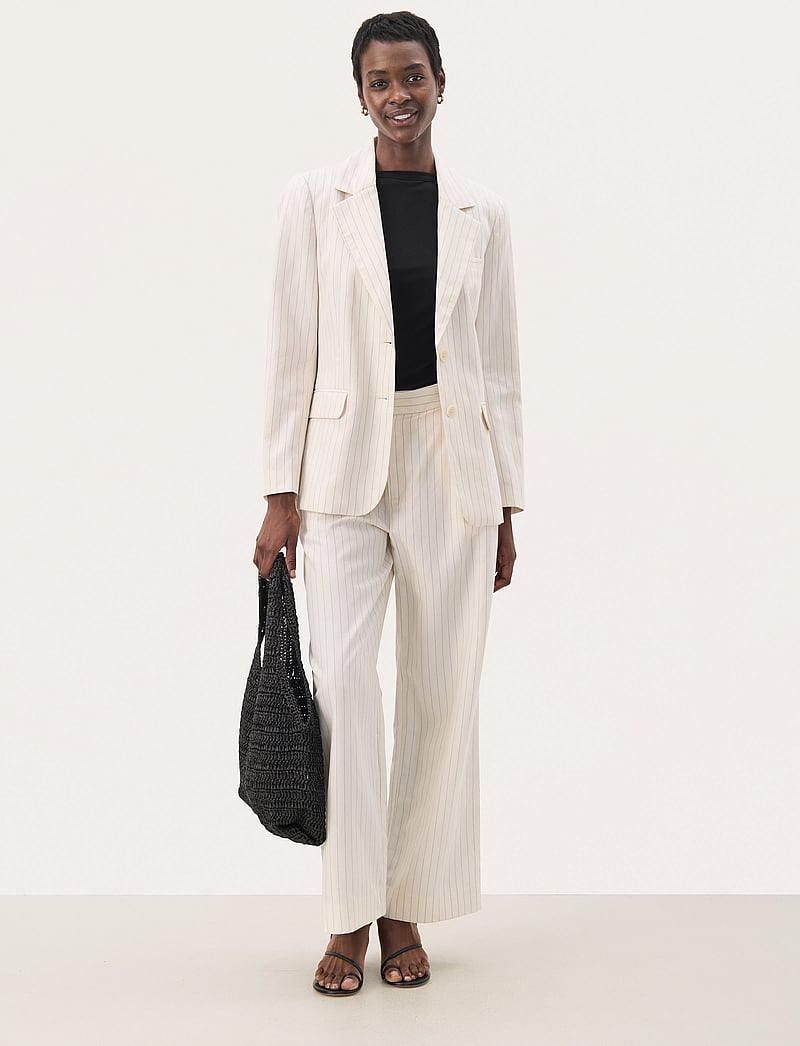 Part Two - RabiaPW PA - leinenhosen - whitecap gray stripe - 4