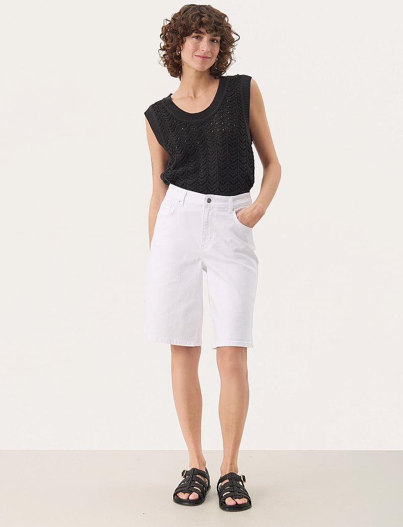 Part Two - RafaellaPW SHO - jeansshorts - bright white - 3