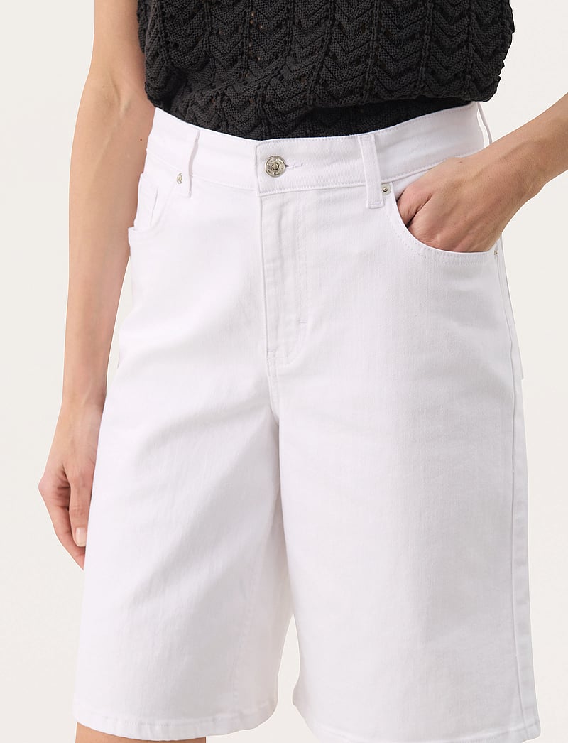 Part Two - RafaellaPW SHO - jeansshorts - bright white - 5