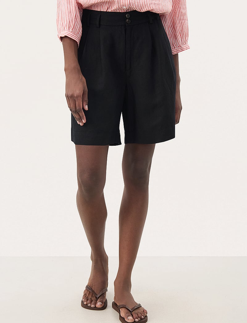 Part Two - RainePW SHO - leinen-shorts - black - 0