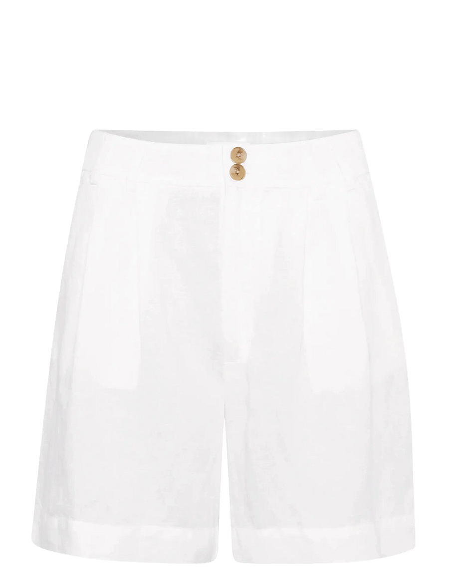 Part Two - RainePW SHO - linased lühikesed püksid - bright white - 1