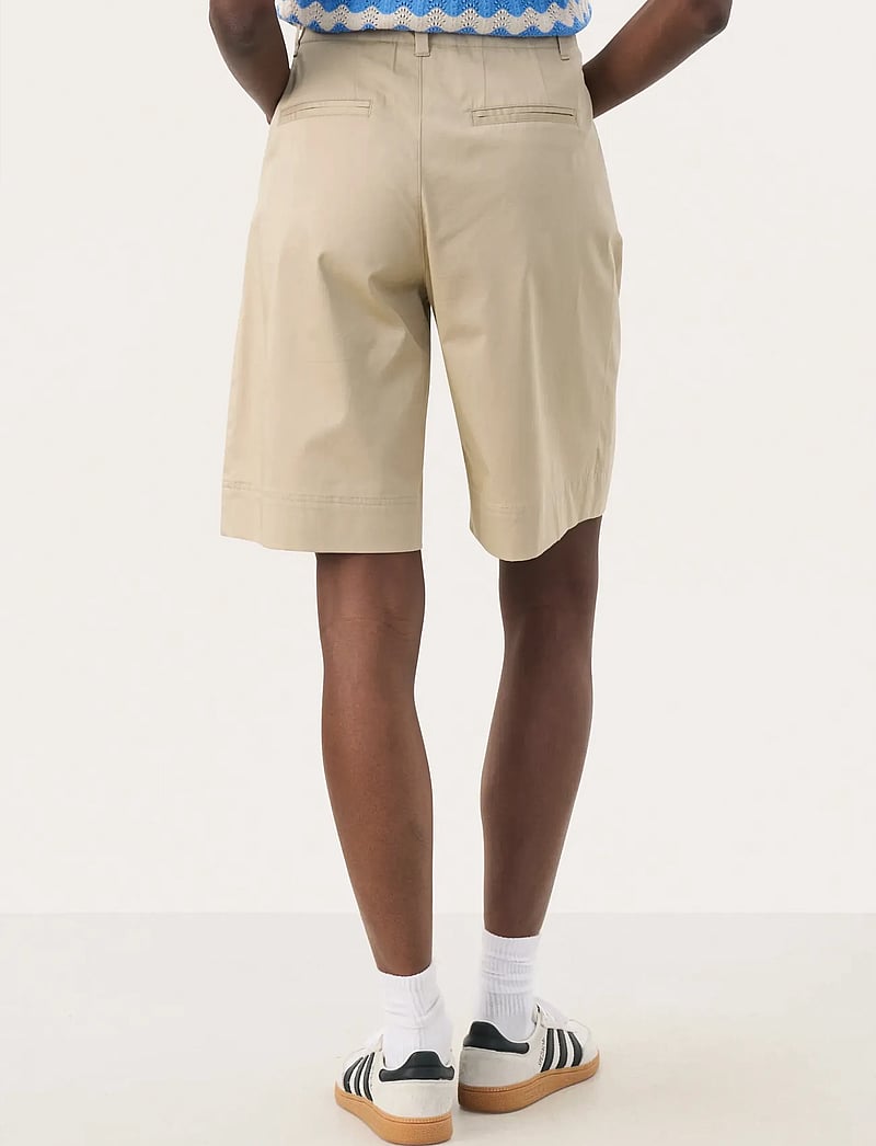 Part Two - RasminePW SHO - chino shorts - white pepper - 4
