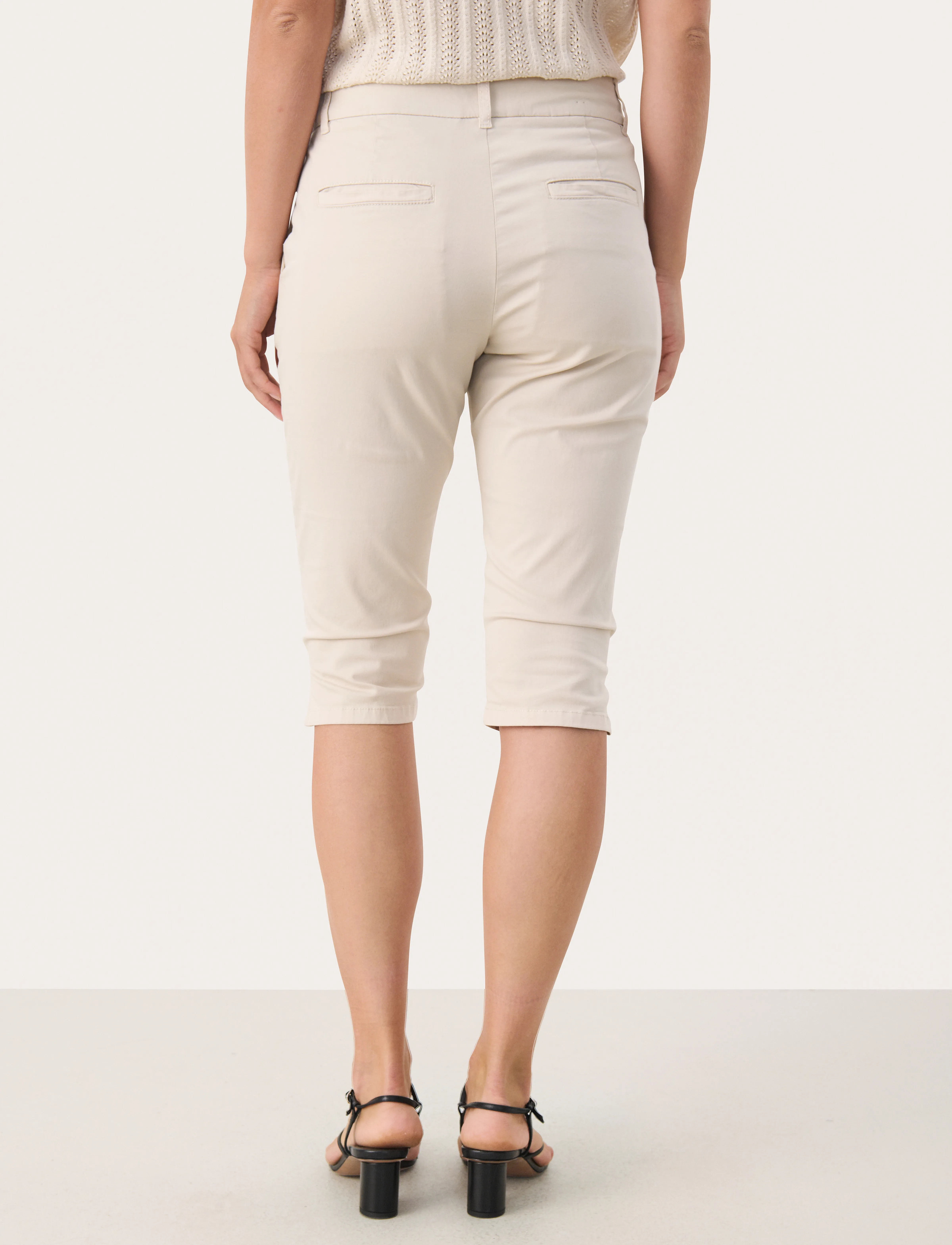 Part Two - RenataPW PA - spodnie capri - french oak - 4