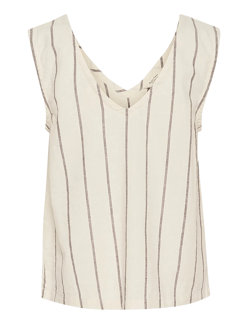 Part Two - RemiPW TO - linnen - eggnog and brown stripe - 1