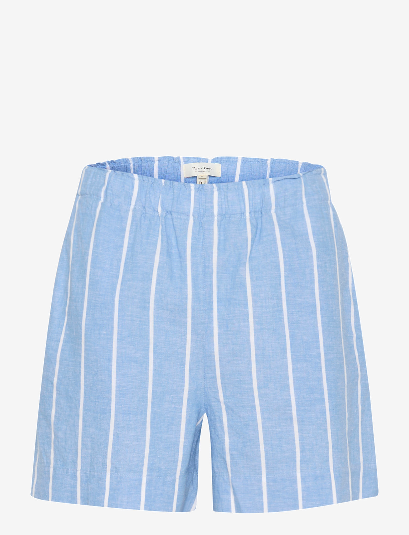 Part Two - RiggePW SHO - casual shorts - marina blue and white stripe - 0