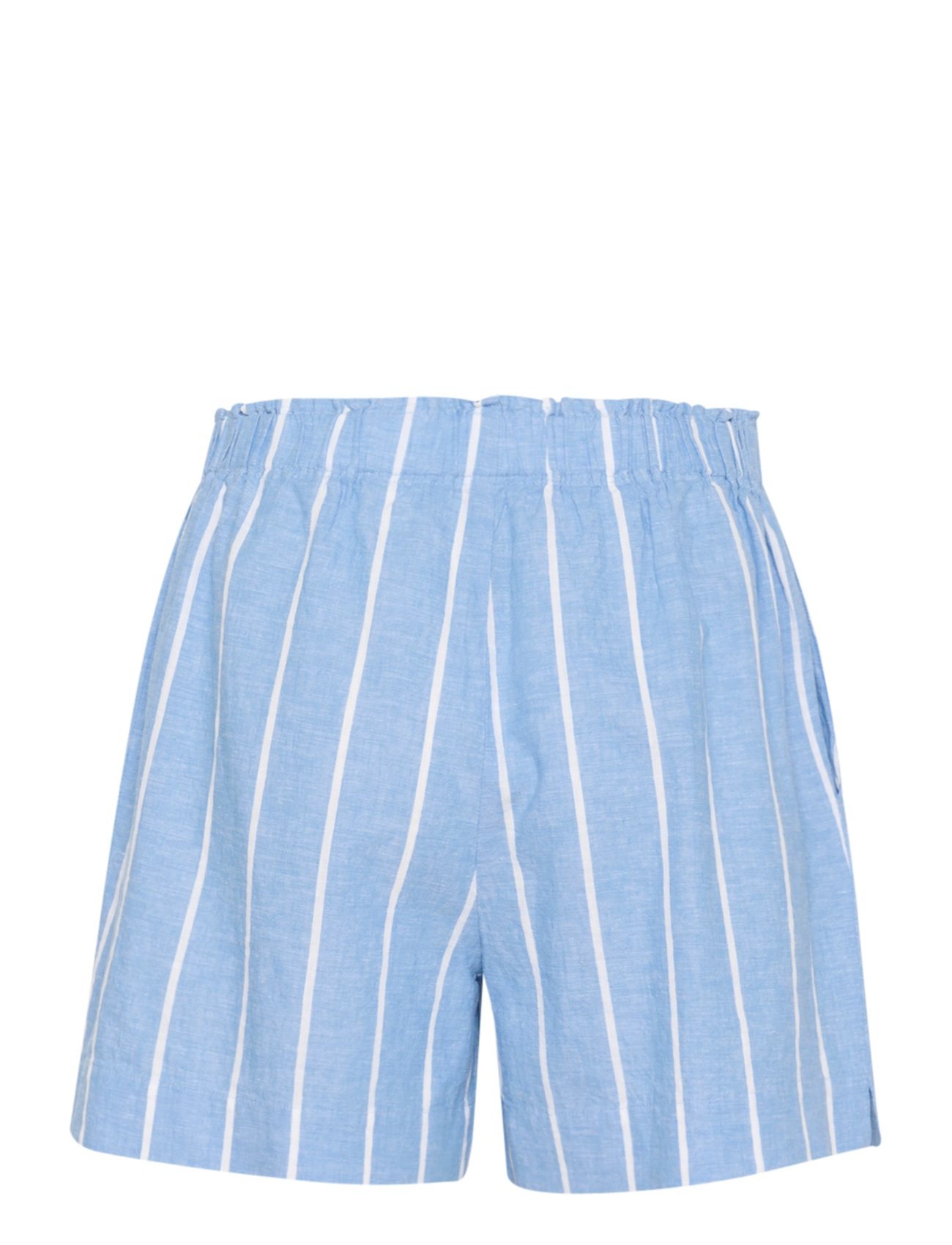 Part Two - RiggePW SHO - linen shorts - marina blue and white stripe - 2