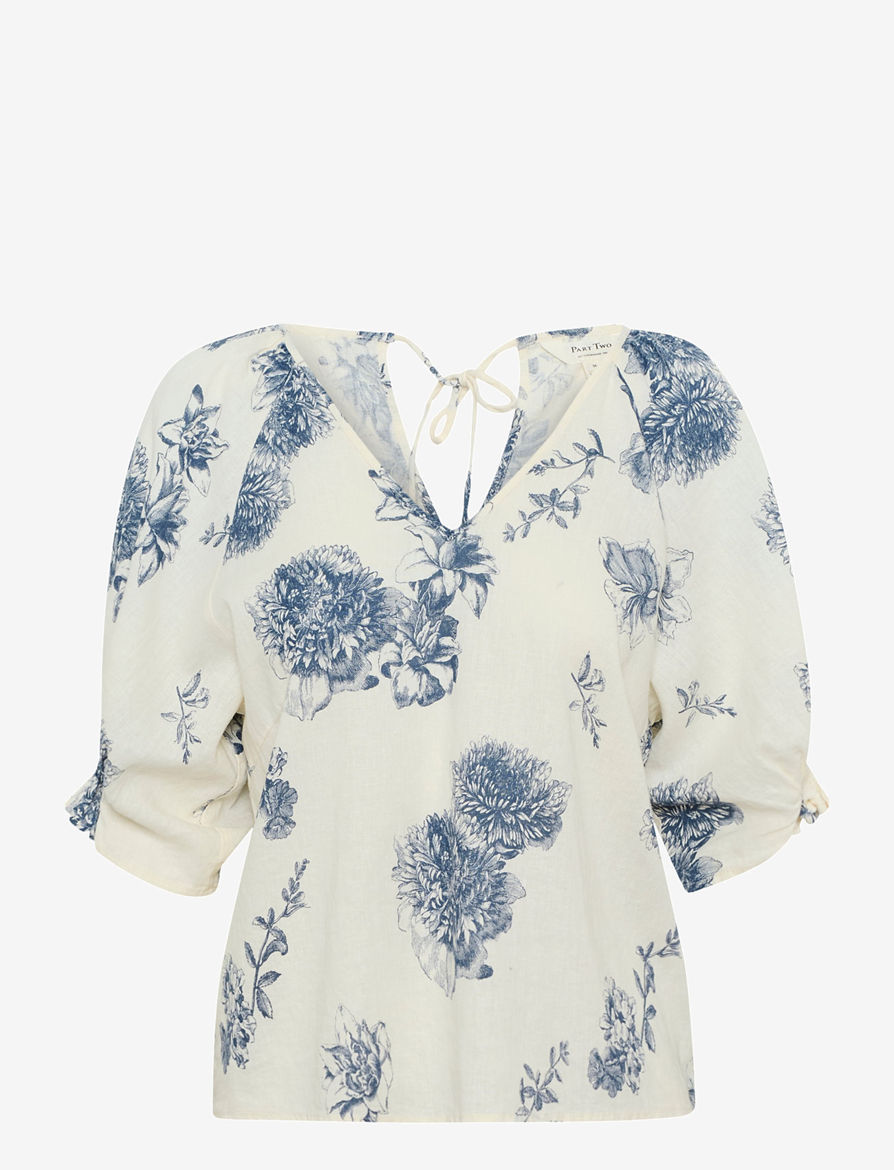Part Two - RosalynPW BL - kurzämlige blusen - oceana stunning flower print - 0