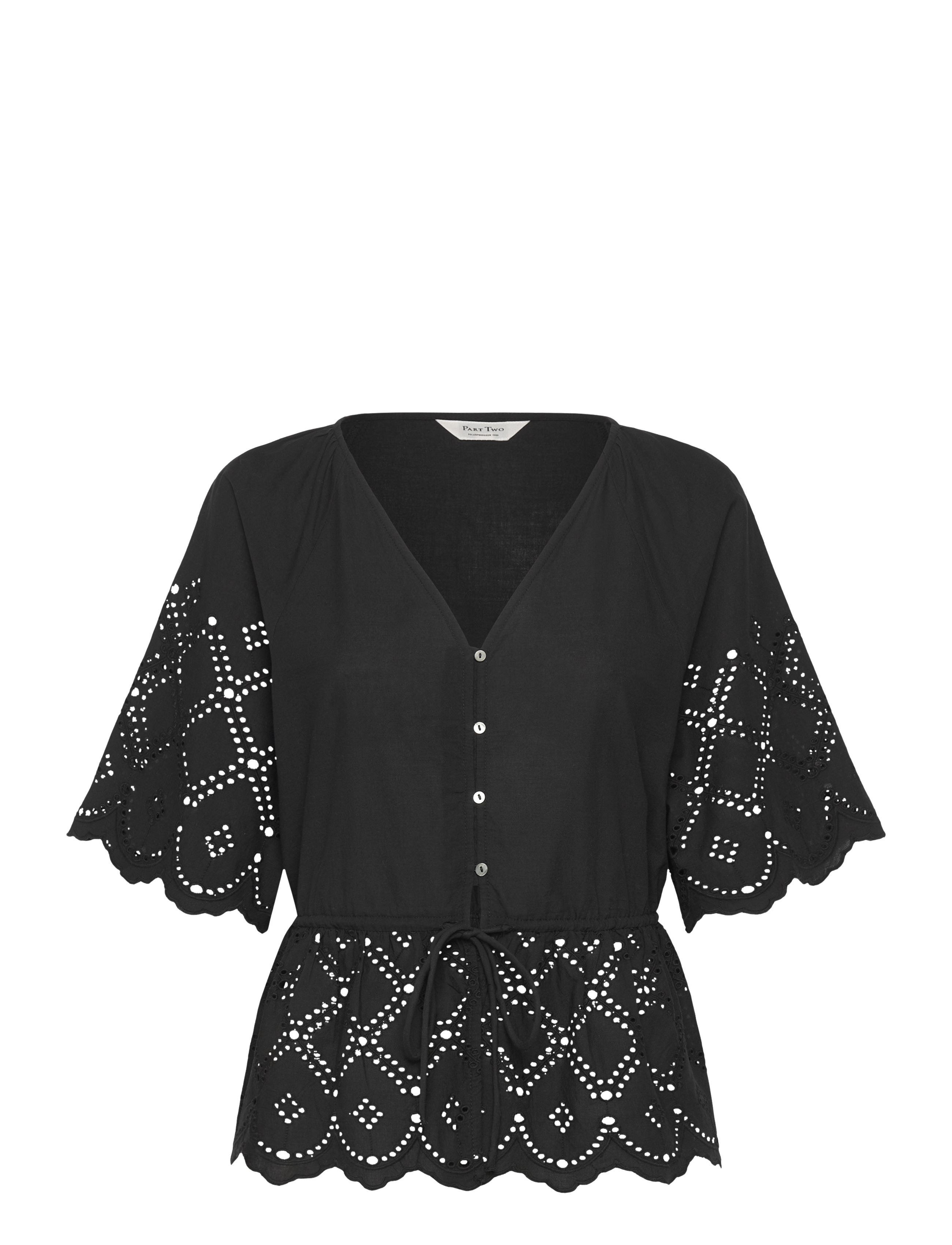 Part Two RosaliePW BL - Blouses & Overhemden - BLACK / black