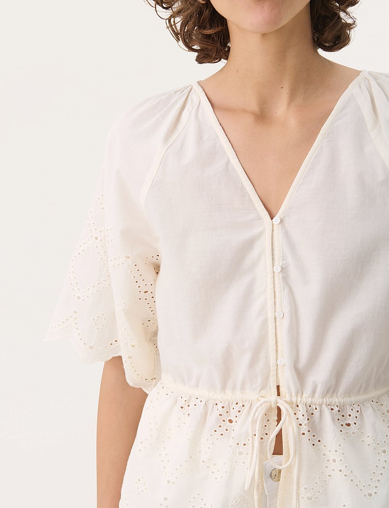 Part Two - RosaliePW BL - lühikeste varrukatega pluusid - eggnog - 5