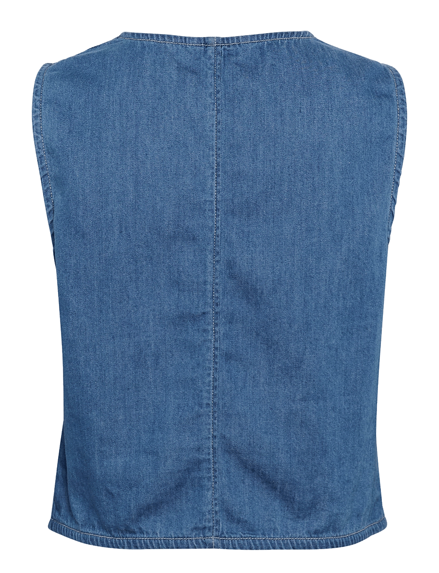 Part Two - RaisaPW WA - denim-westen - light blue denim - 2