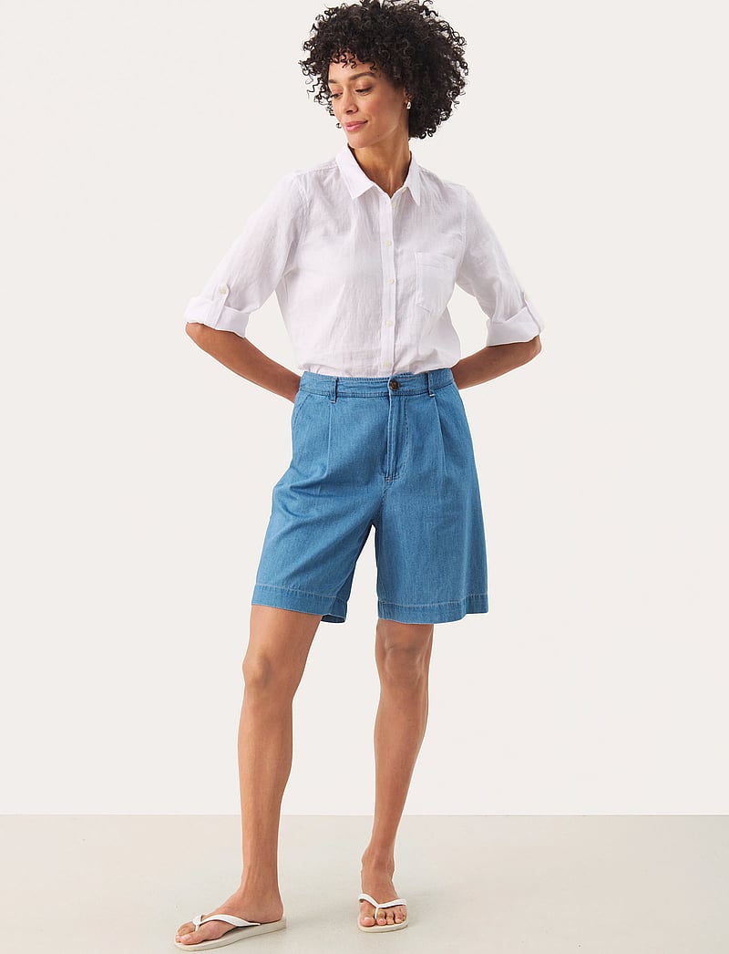 Part Two - ReginaPW SHO - jeansshorts - light blue denim - 3