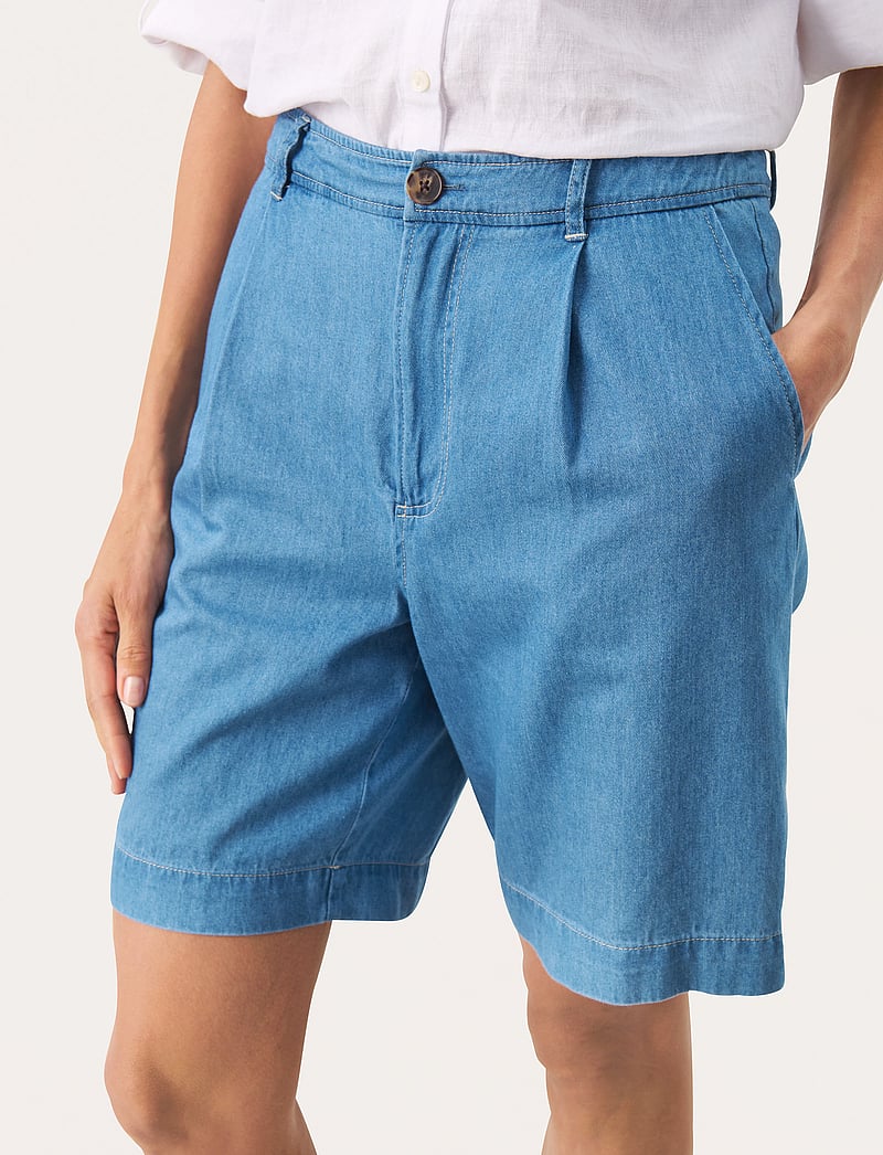 Part Two - ReginaPW SHO - jeansshorts - light blue denim - 4
