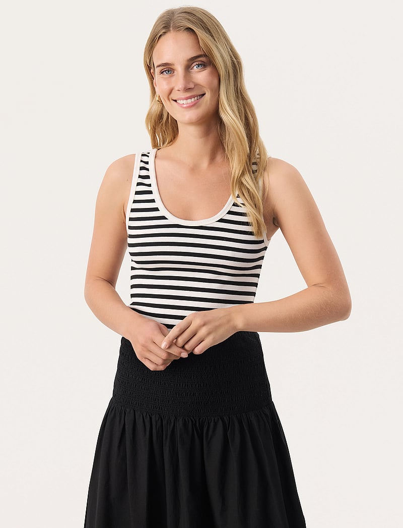 Part Two - RoselynPW TO - tanktops - black stripe - 0
