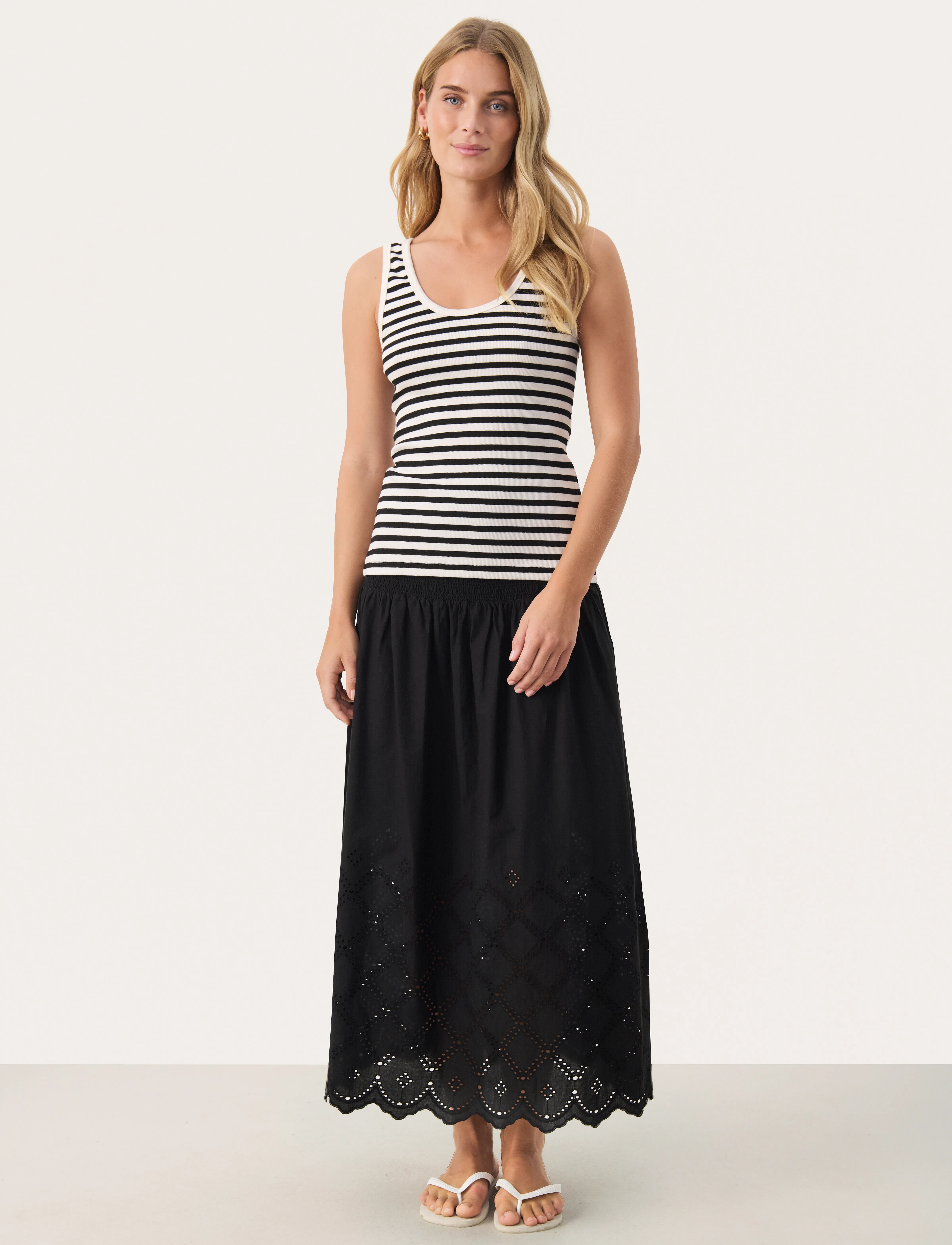 Part Two - RoselynPW TO - topid ja varrukateta alussärgid - black stripe - 3