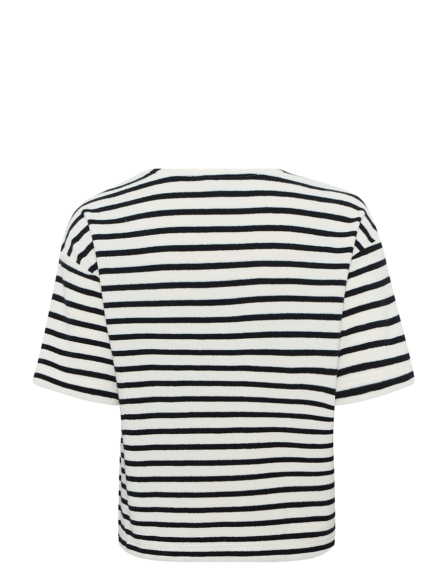 Part Two - RyliePW TS - t-shirts - black and eggnog stripe - 2