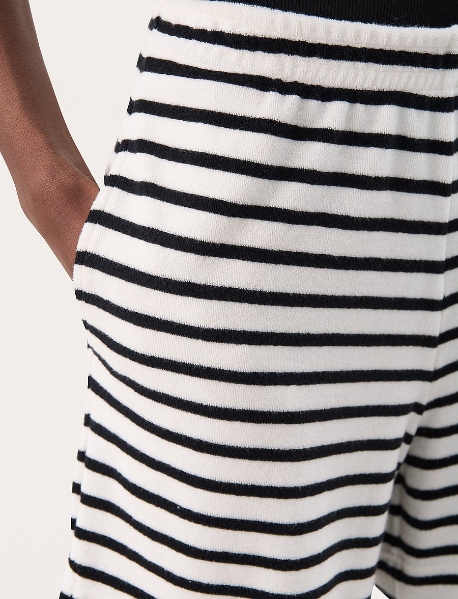 Part Two - RosemayaPW SHO - freizeitshorts - black and eggnog stripe - 5
