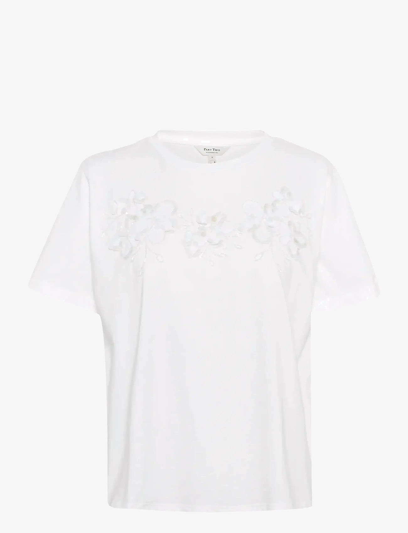 Part Two - NahidPW TS - laveste priser - bright white embellishment - 1