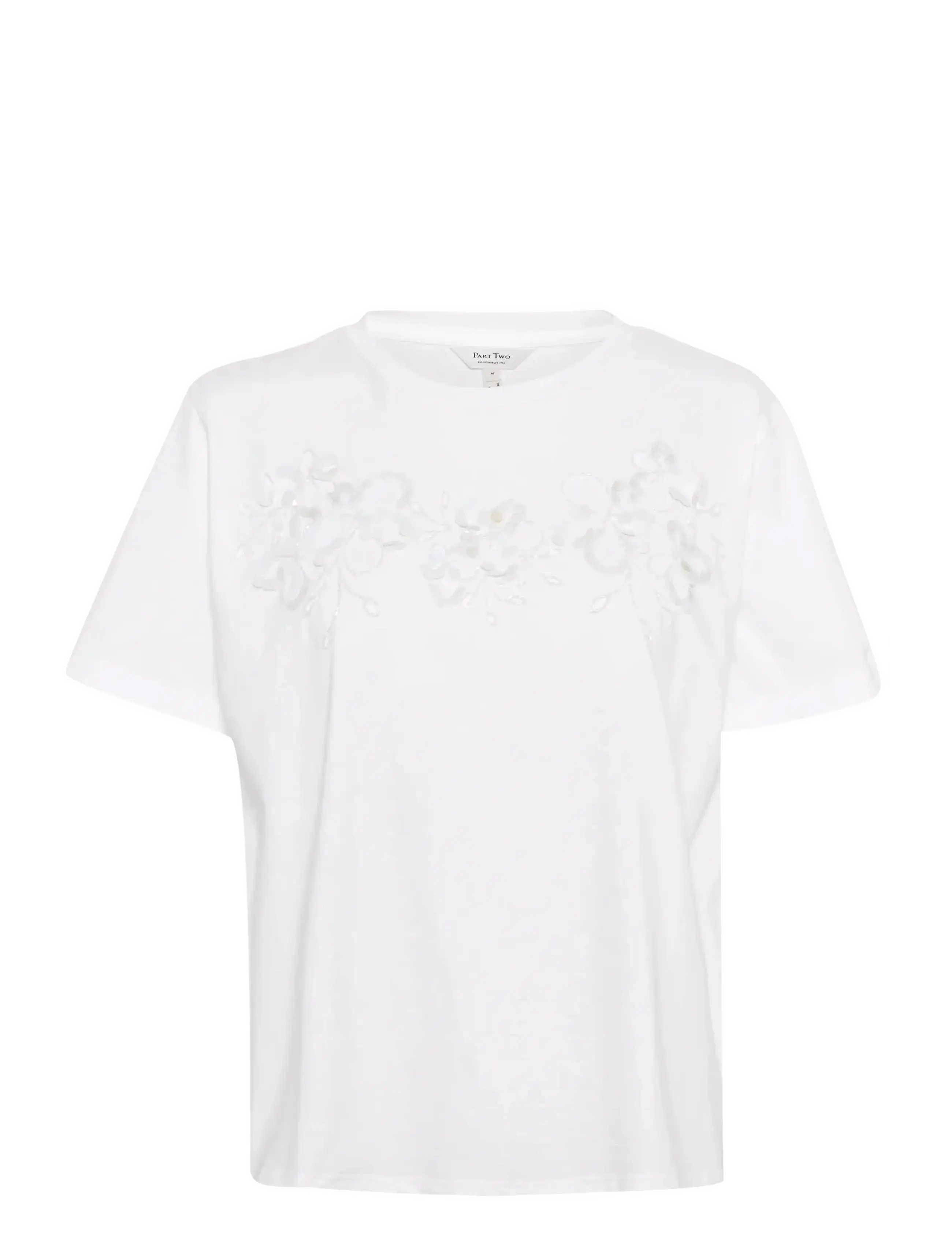Part Two NahidPW TS - Riided - BRIGHT WHITE EMBELLISHMENT / white