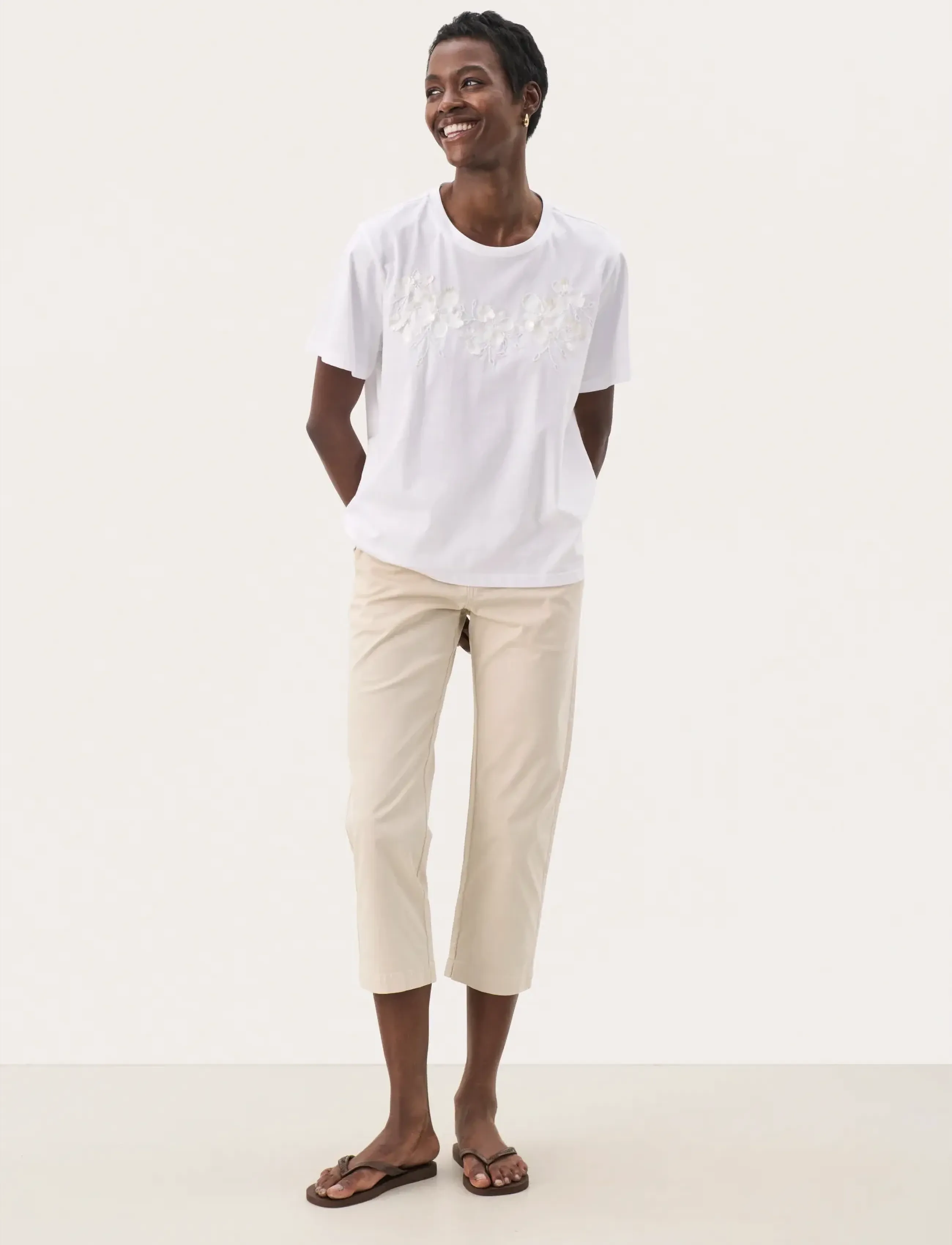 Part Two - NahidPW TS - t-shirts - bright white embellishment - 3