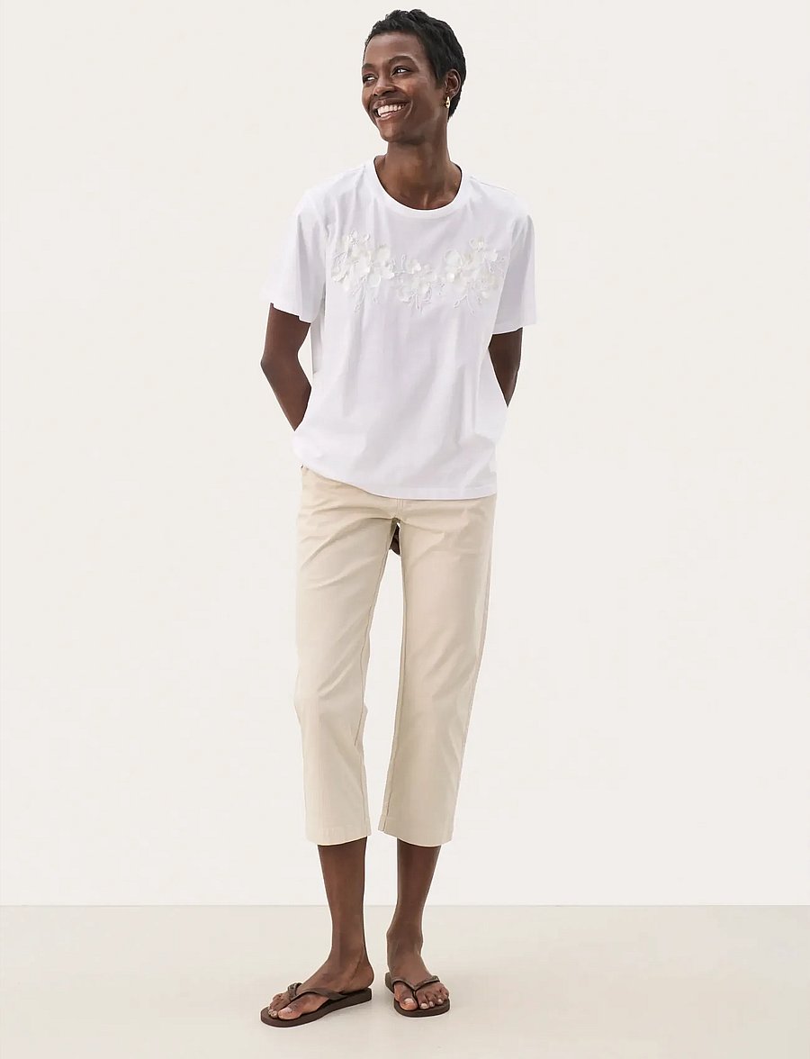 Part Two - NahidPW TS - t-shirts - bright white embellishment - 3