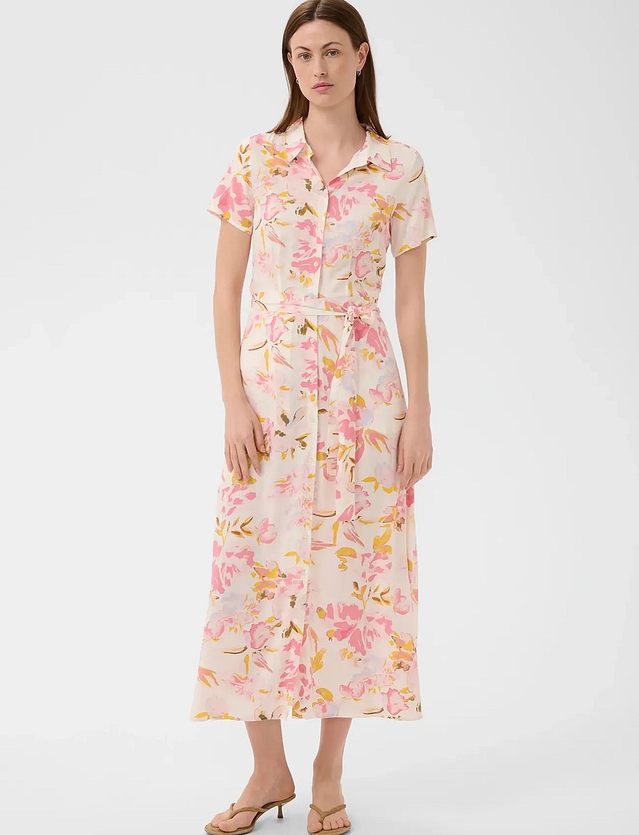 Part Two - RoselilPW DR - sommerkleider - peach blossom watercolor print - 0