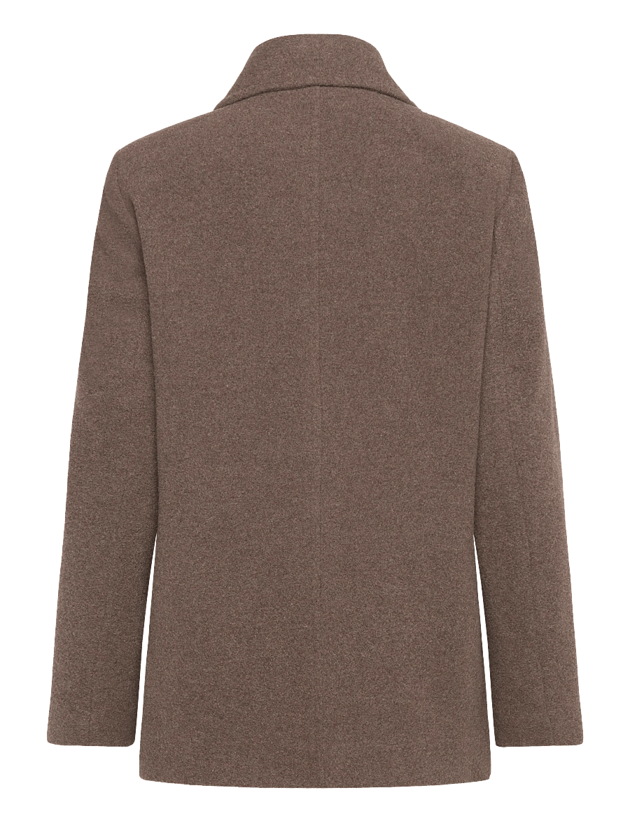 Part Two - SatinaPW OTW - vinterjackor - dark walnut melange - 2