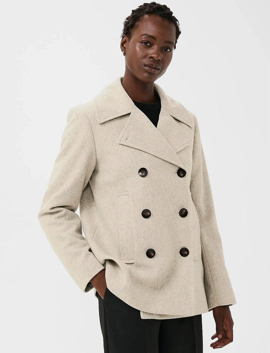 Part Two - SatinaPW OTW - vinterjackor - pure cashmere melange - 0
