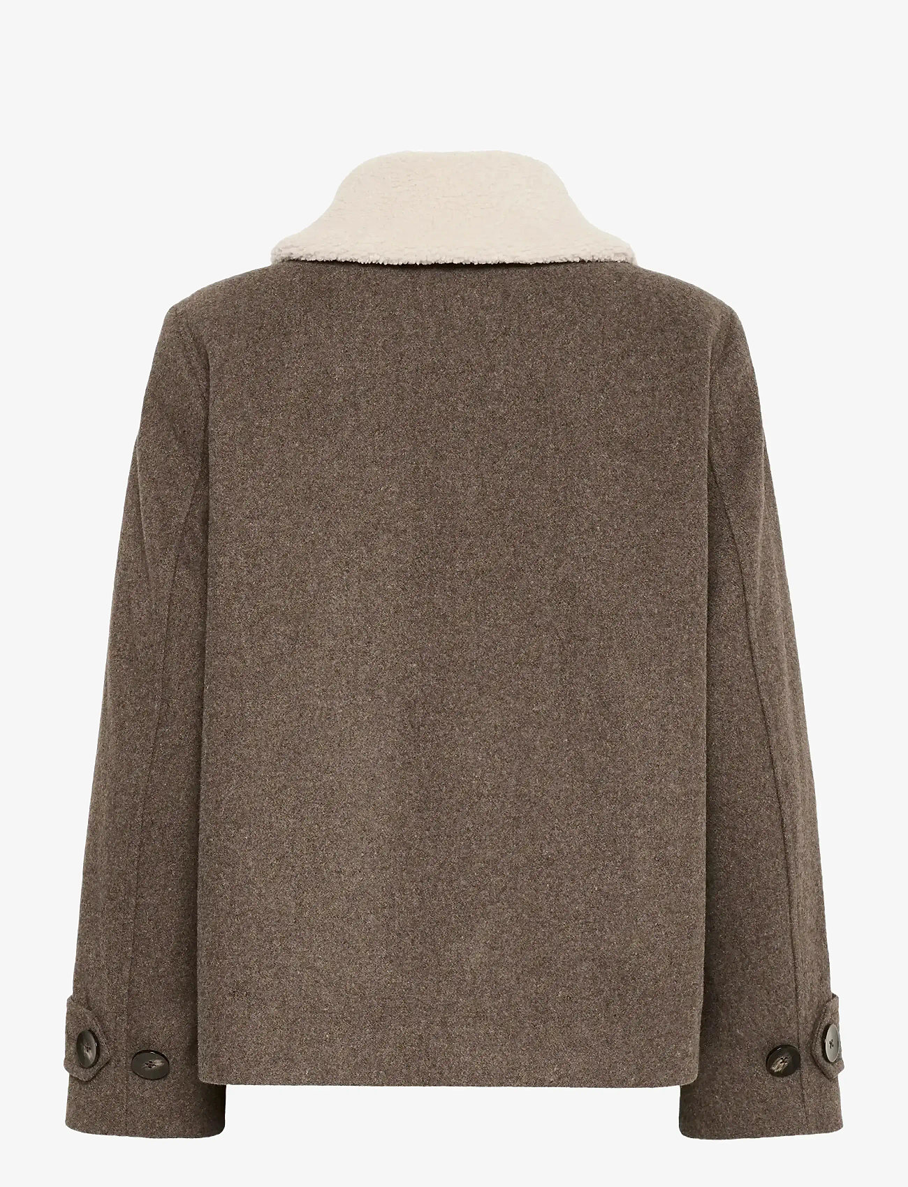 Part Two - SylviaPW OTW - vinterjakker - dark walnut melange - 1