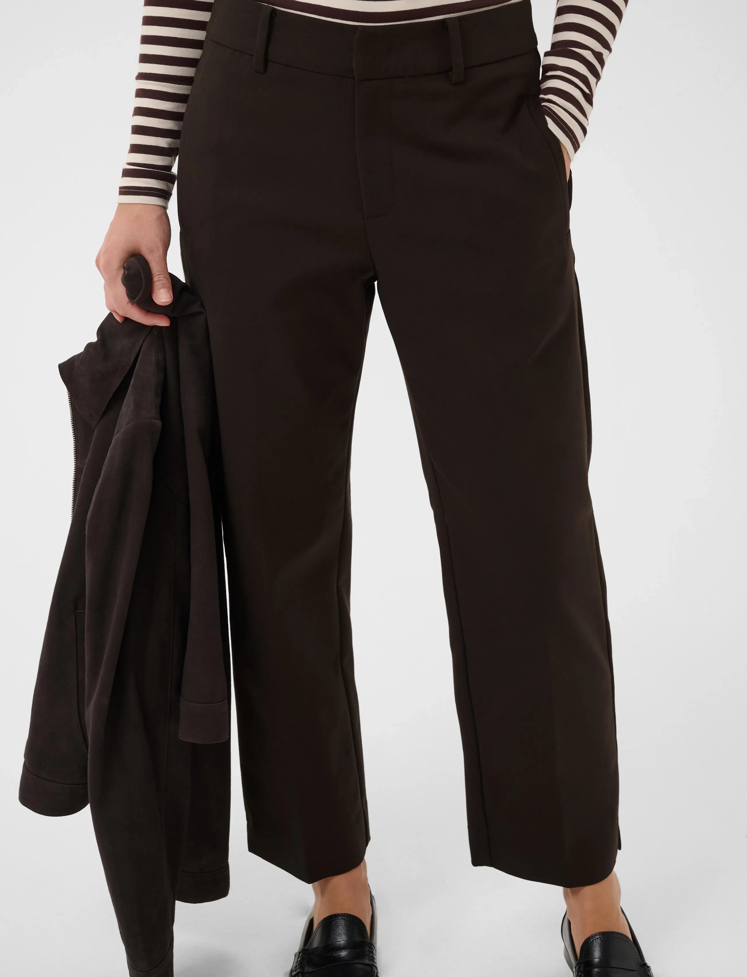 Part Two - NeyanaPW PA - straight leg trousers - mole' - 5