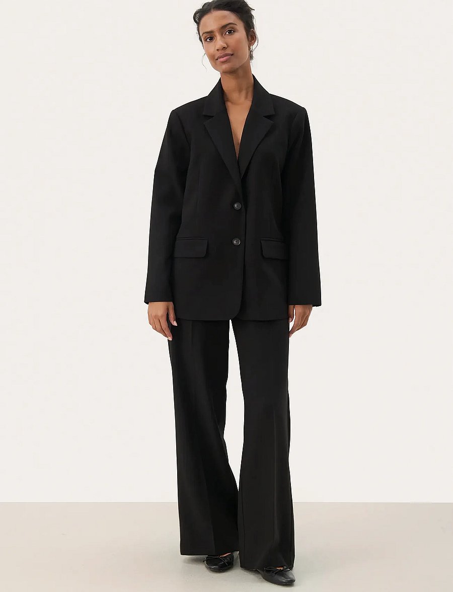 Part Two - NaraPW BZ - enkeltradede blazere - black - 4