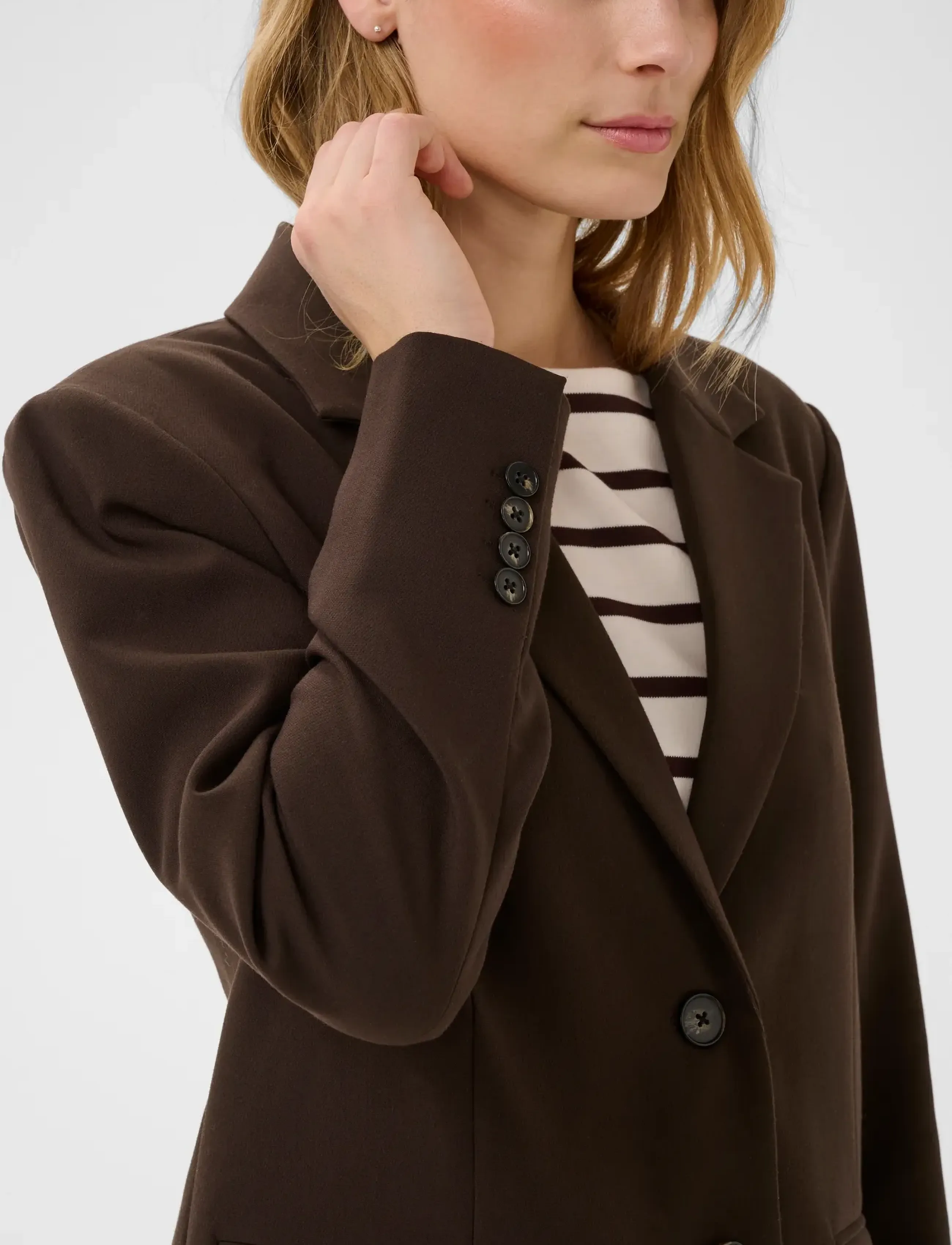Part Two - NaraPW BZ - einreihige blazer - mole' - 5